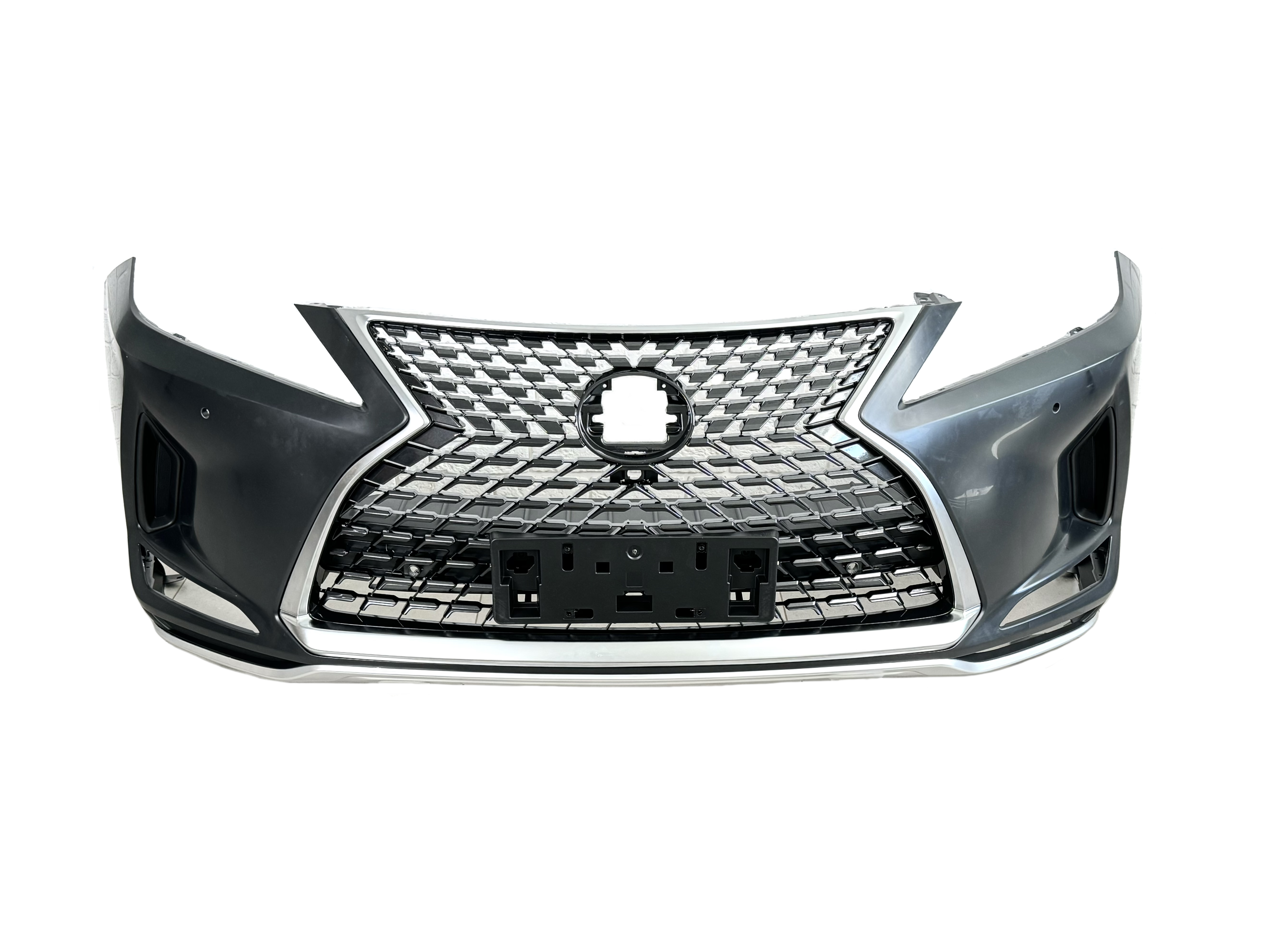 Бампер передній у зборі OEM Lexus RX 2019-2022 решітка під камеру