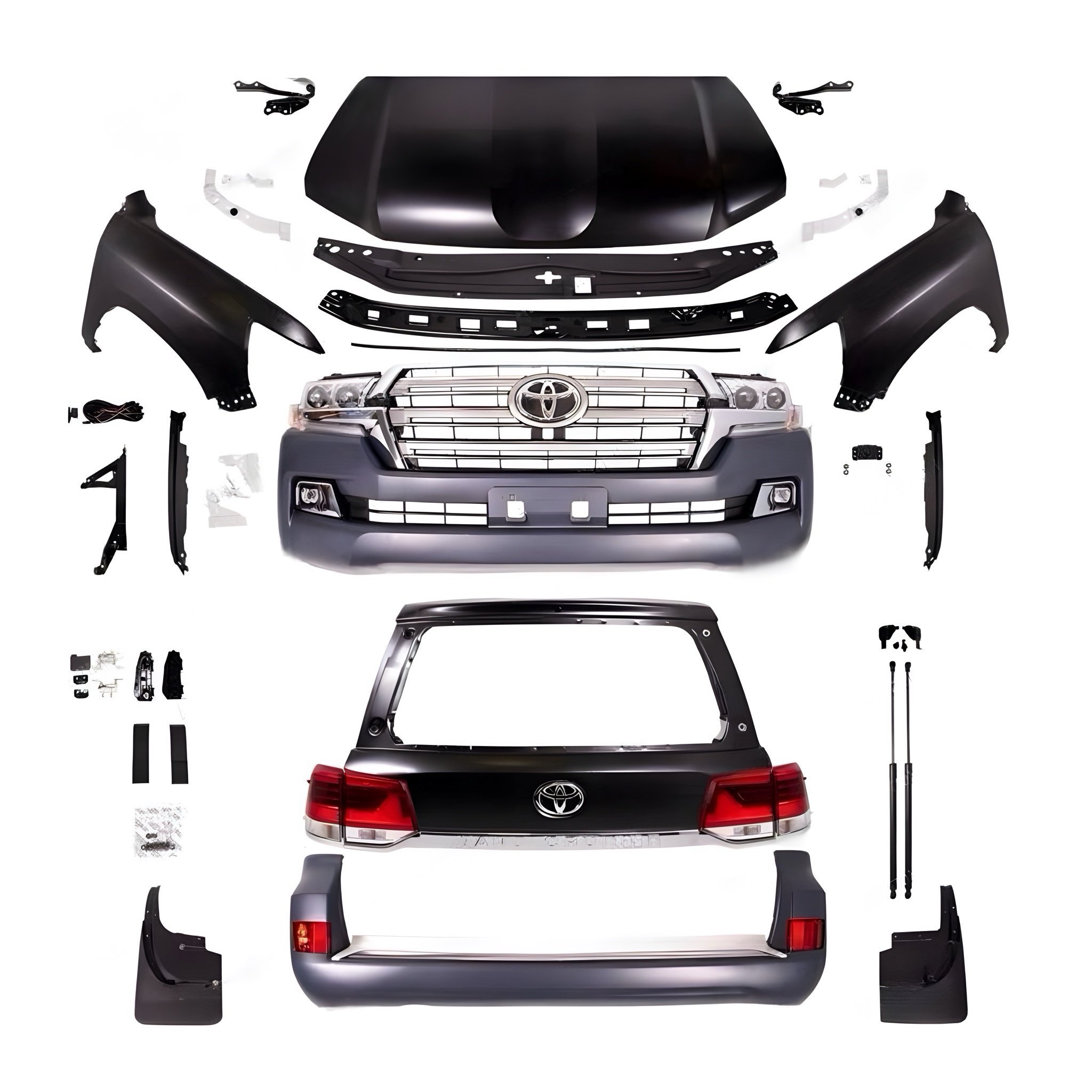 Рестайлінг комплект обвісу Toyota Land Cruiser 200 2007-2015 в 2016-2021