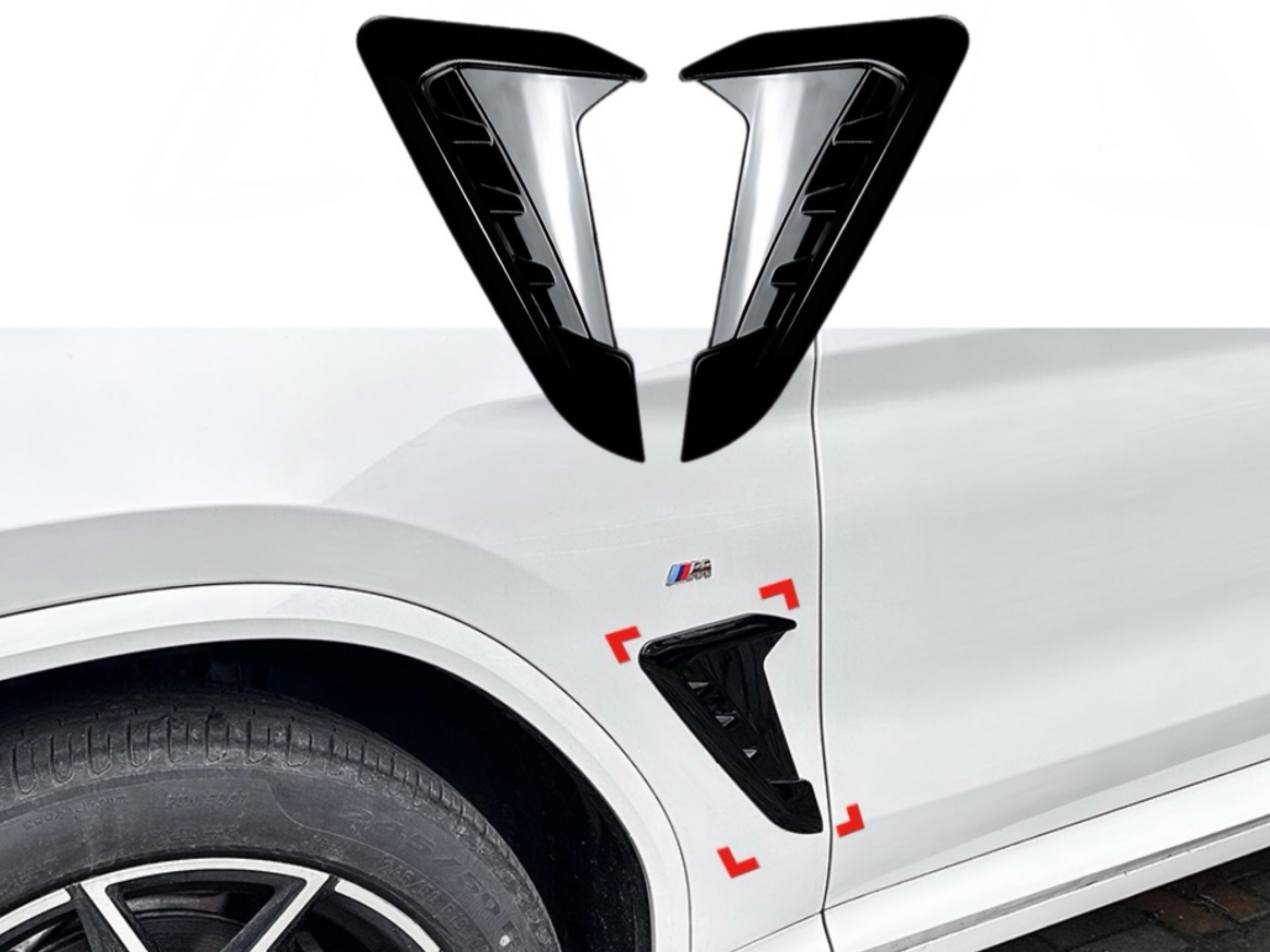 Зябра на крила BMW X3 G01 / X4 G02 2018 - 2шт.