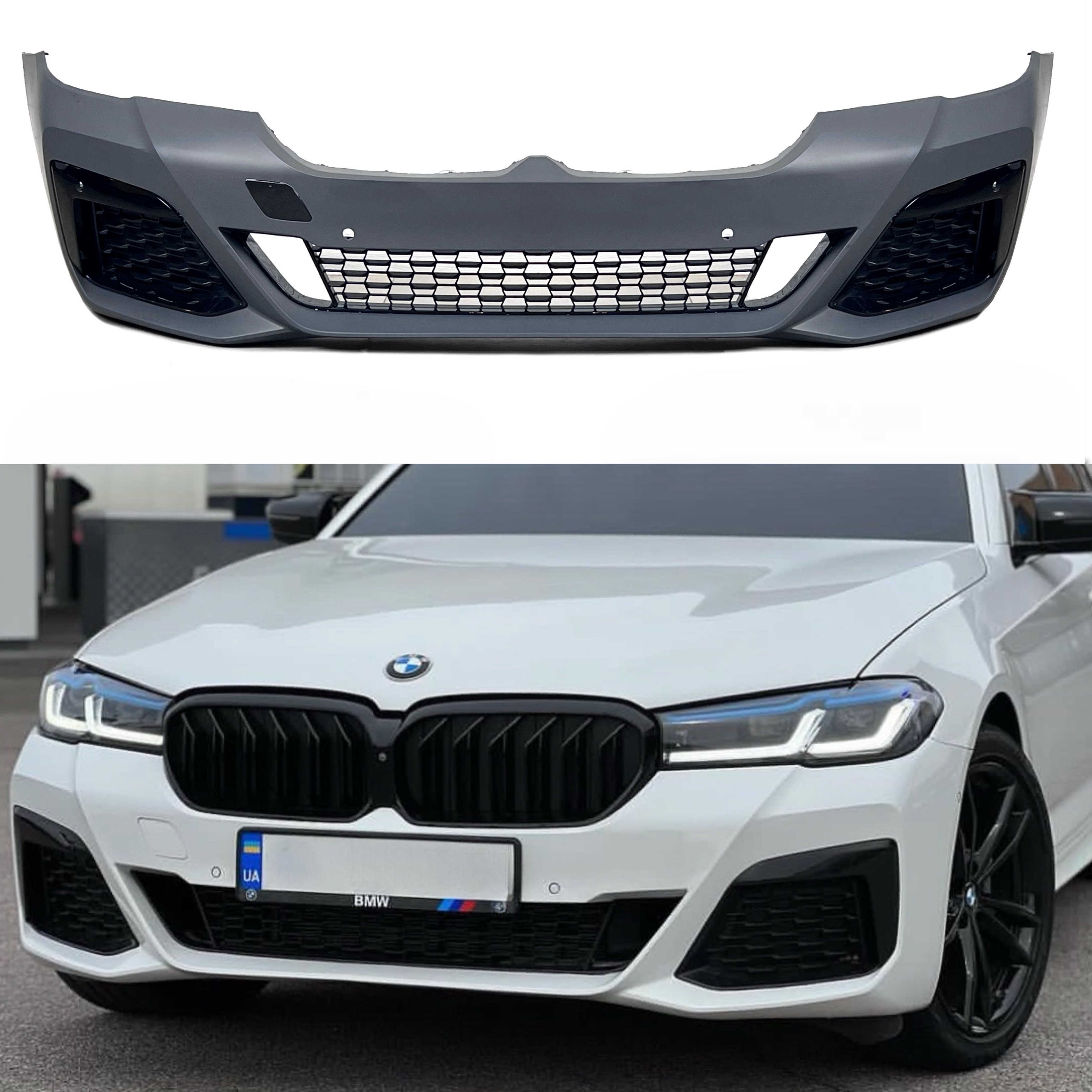 Передній бампер M Paket BMW 5 Series G30 G31 LCI 2020-2023