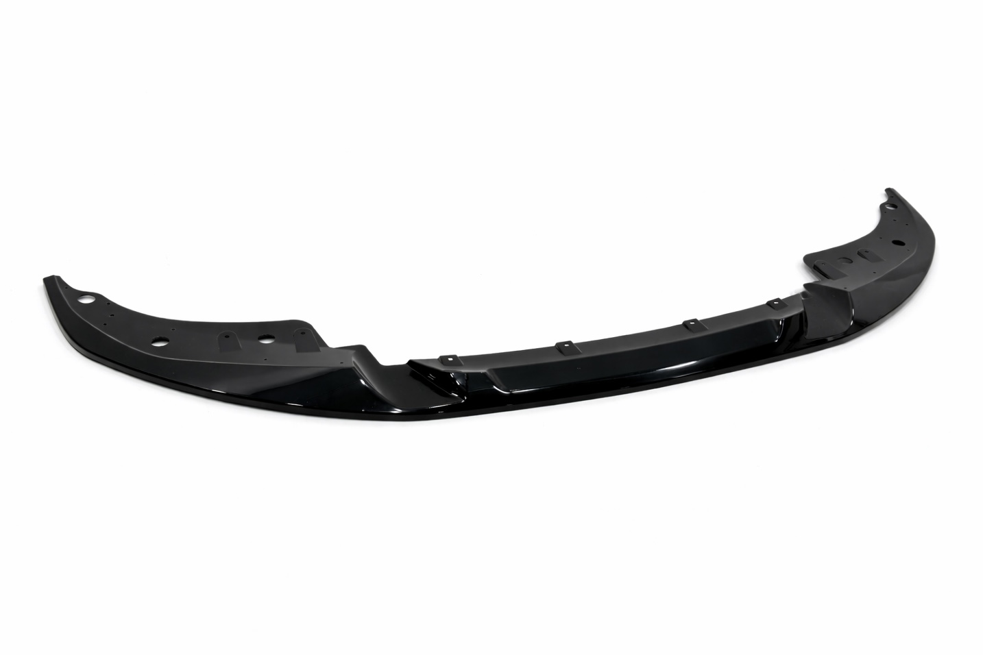 Спідниця переднього бампера BMW 4 series G22 2020+ ABS пластик, чорний глянець