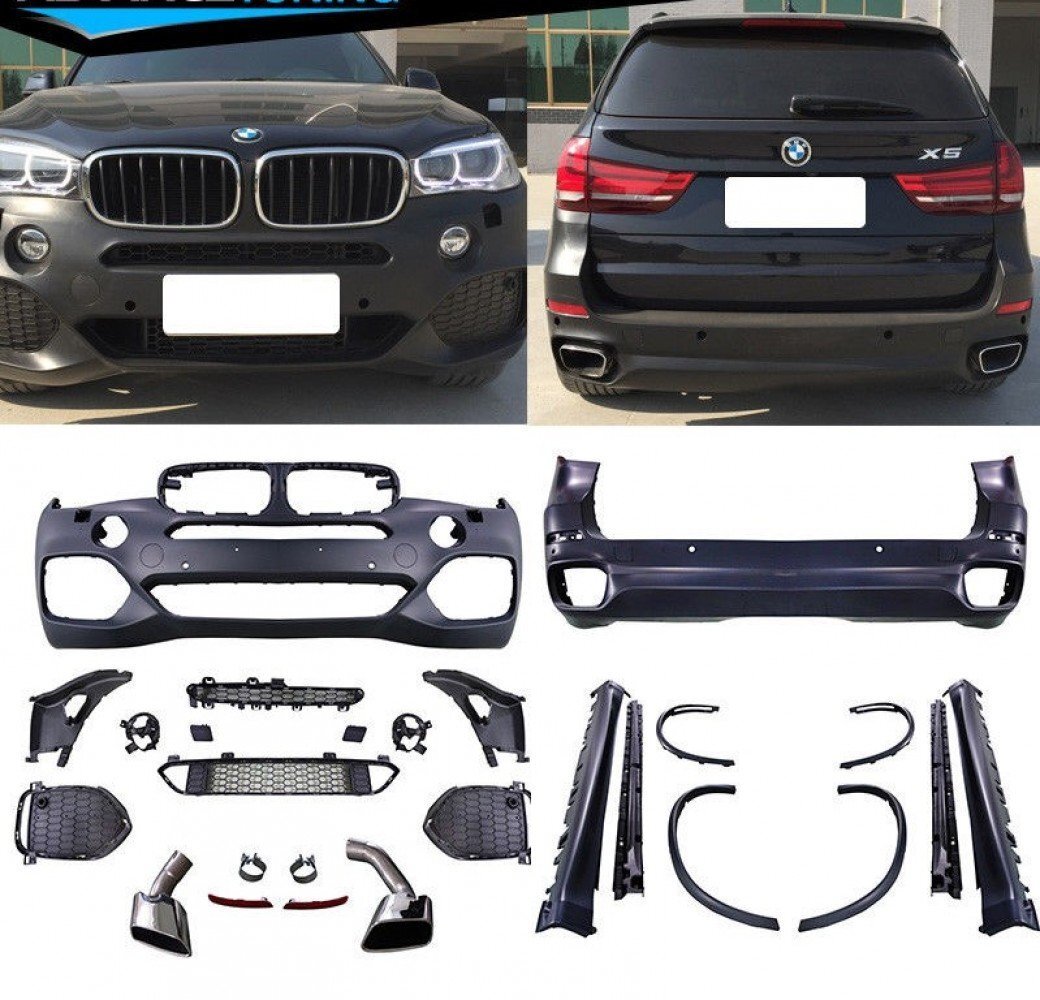 Комплект обвісу M-Tech для BMW X5 F15 (передній/задній бампер, пороги, арки, труби)