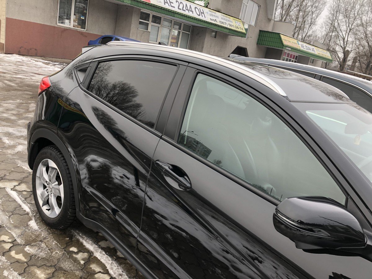 Рейлінги на дах Honda Hrv 2015+ якість оригіналу (алюміній 2шт.)
