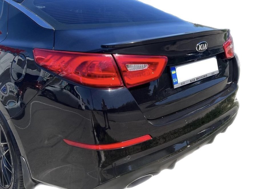Спойлер ліп на багажник Kia Optima 2014-2015 ABS пластик під фарбування