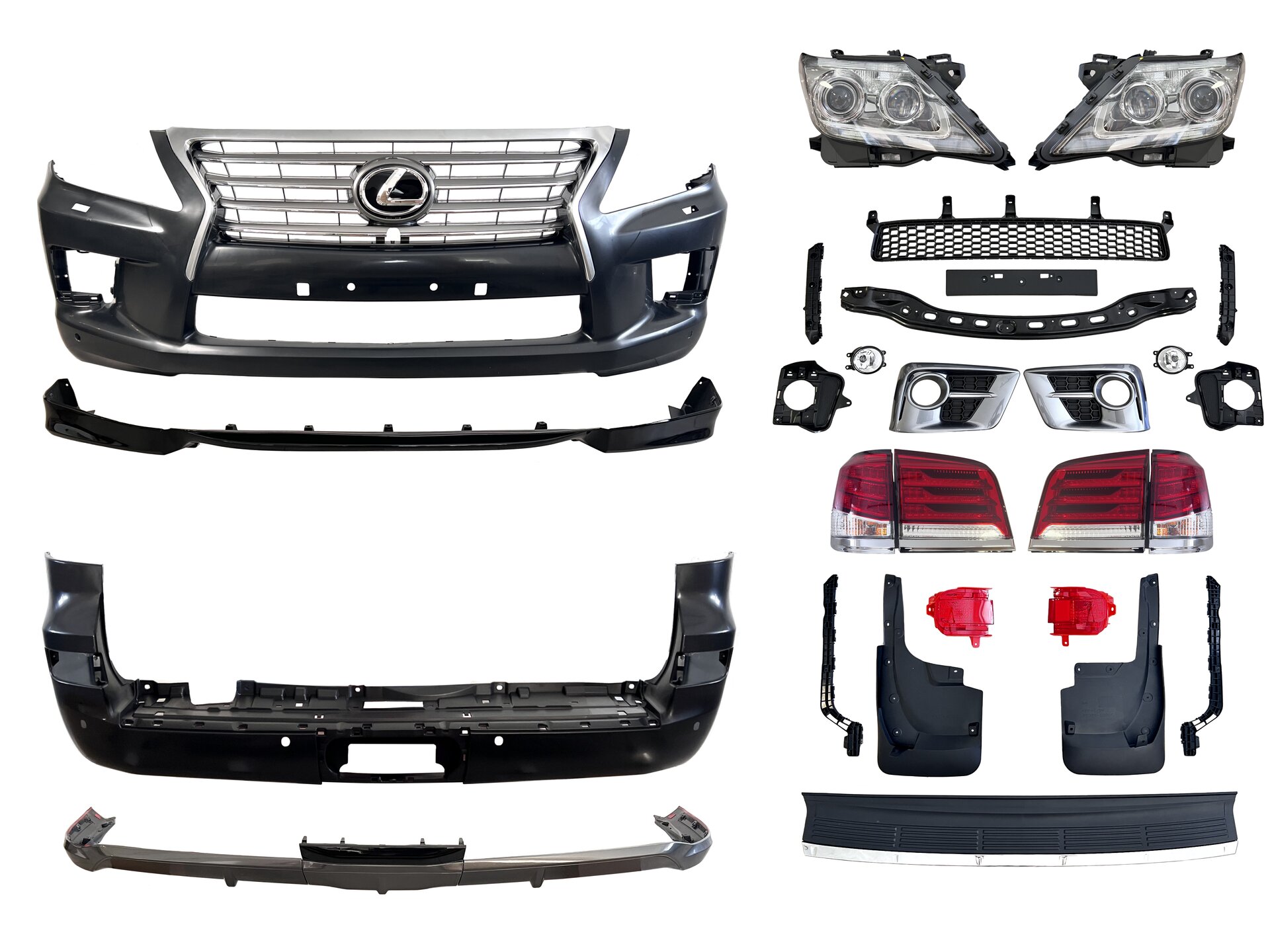 Обвіс комплект рестайлінгу F-SPORT 2012-2015 для Lexus LX570 2008-2011