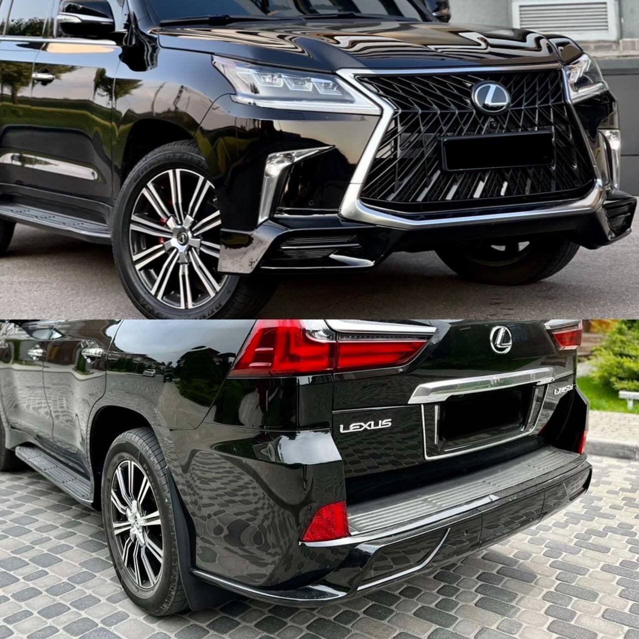 Обвіc комплект TRD SUPERIOR Lexus LX 570 450d 2015-2022 ABS пластик колір чорний