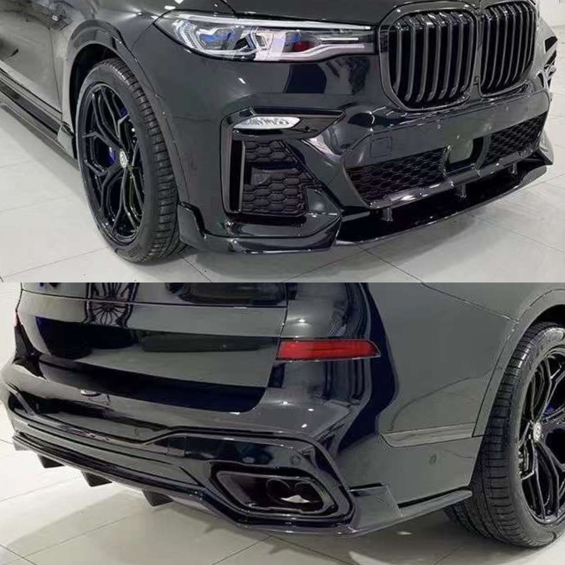 Комплект обвісу Paradigma BMW X7 G07 2019-2022, чорний глянець