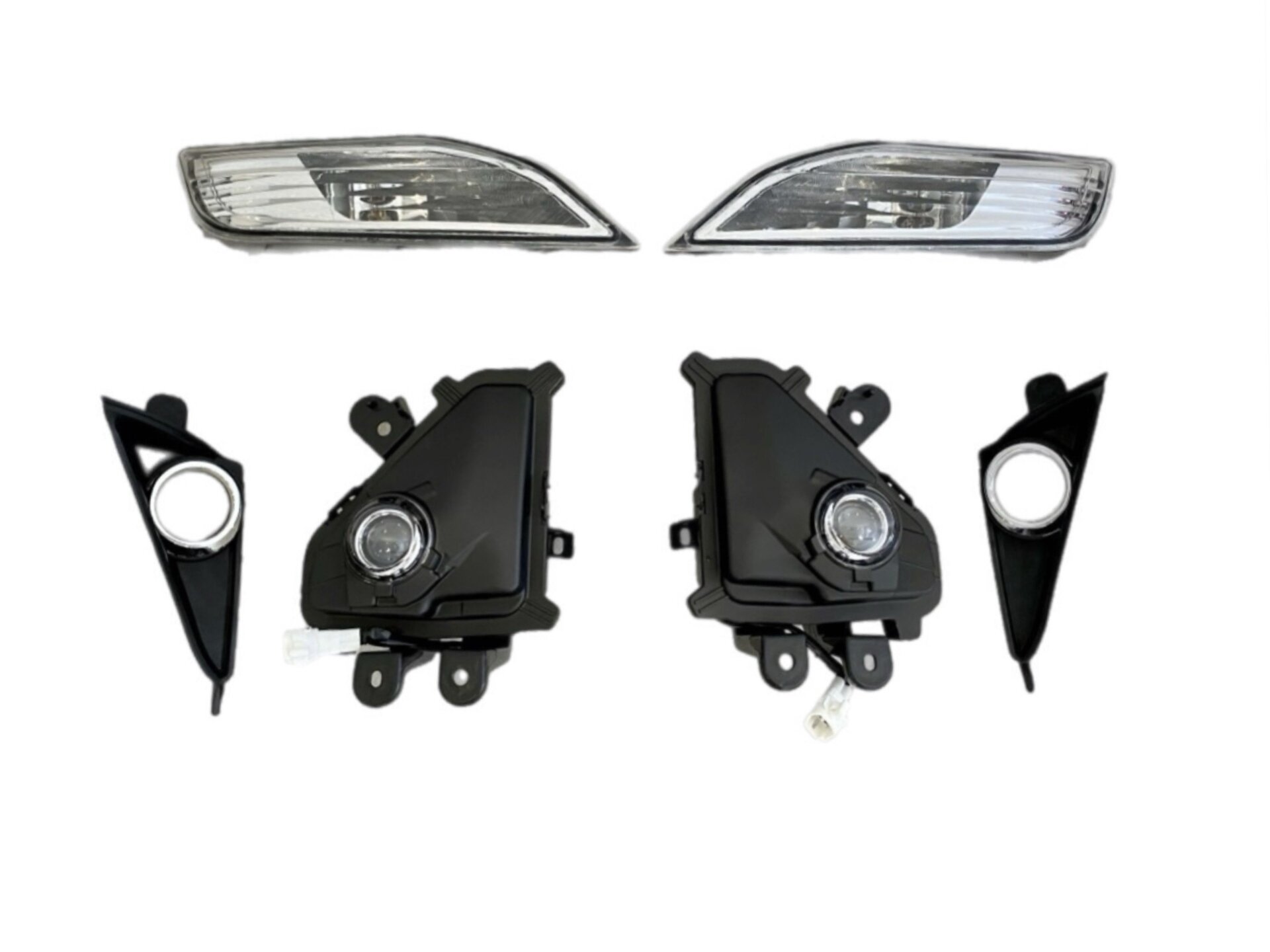 Led туманні фари + заглушки + покажчики повороту Lexus GX 460 2014-2021 (ліва+права)