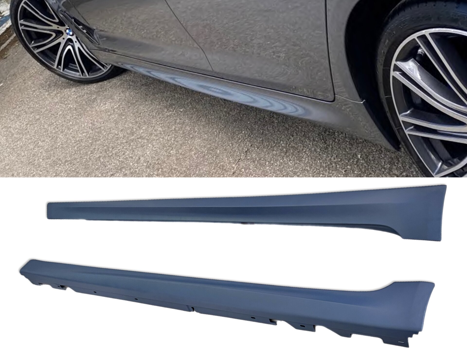 Накладки на пороги M-paket BMW 5 series G30 / G31 2017-2023