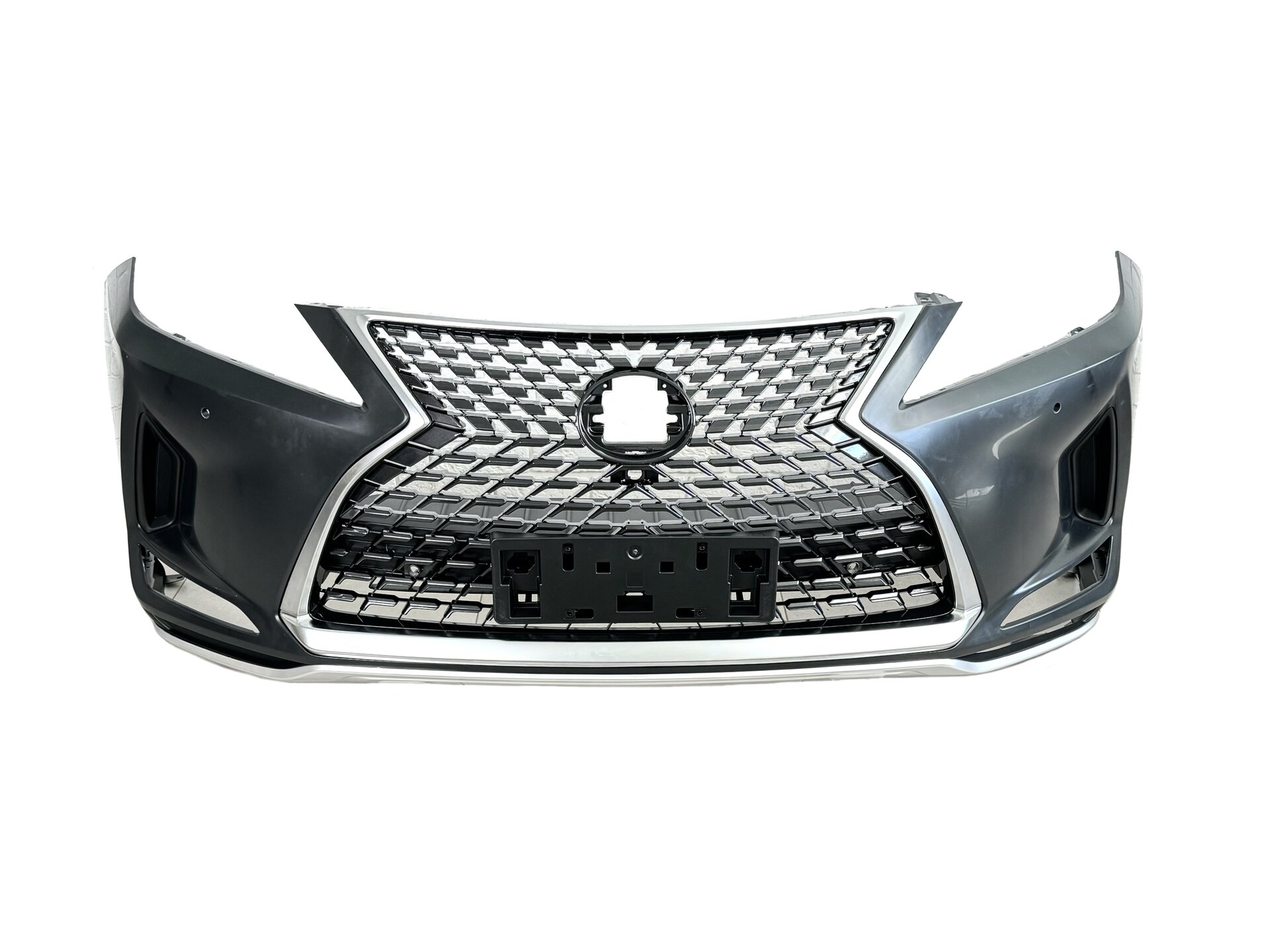 Бампер передній у зборі OEM Lexus RX 2019-2022 решітка під камеру
