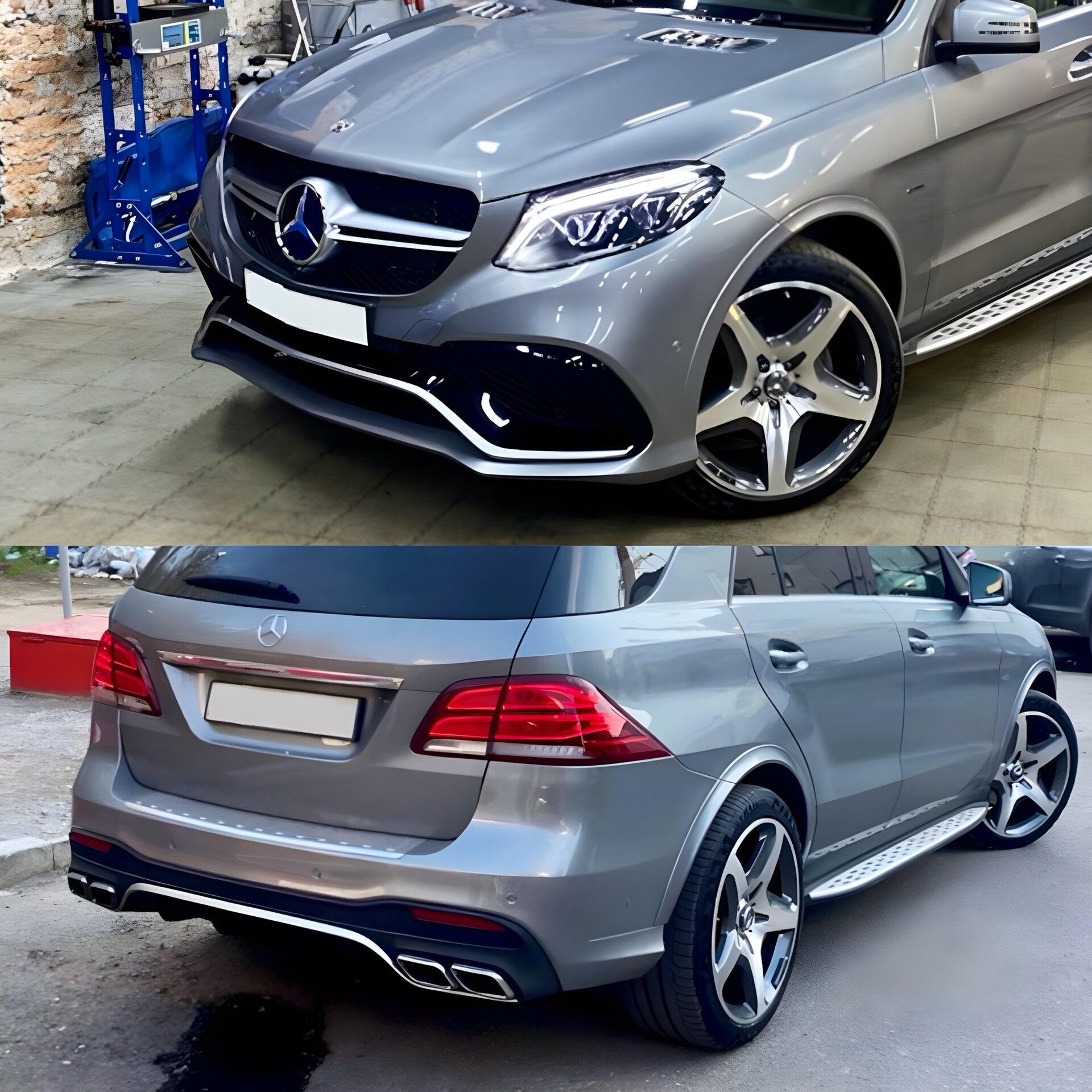Комплект обвісу GLE63 AMG Mercedes Benz GLE W166 2015-2018