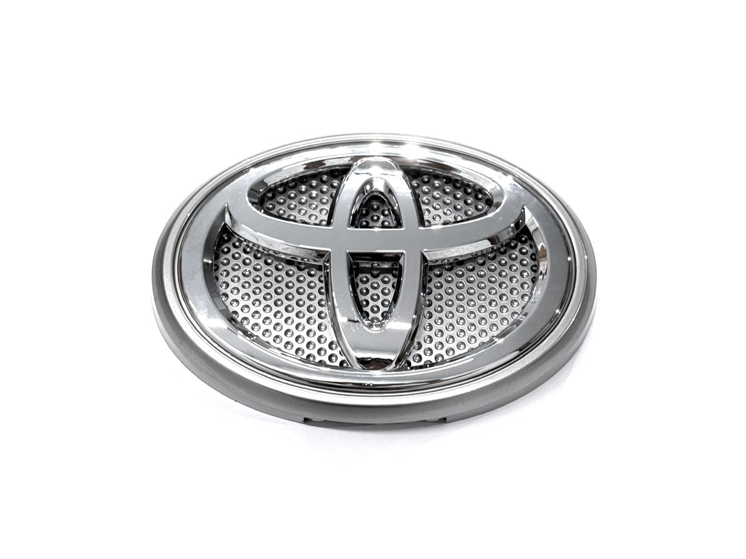 Емблема з подіумом Toyota Land Cruiser Prado 150 2013-2017, колір сірий