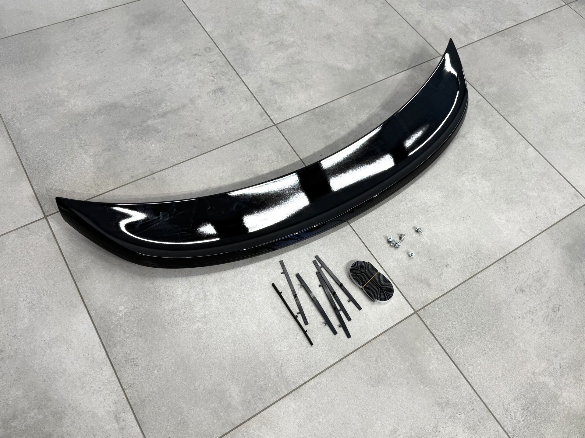 Спойлер багажника Volkswagen Beetle ХЕТЧБЕК A5 2011-2019 ABS пластик, колір чорний глянець