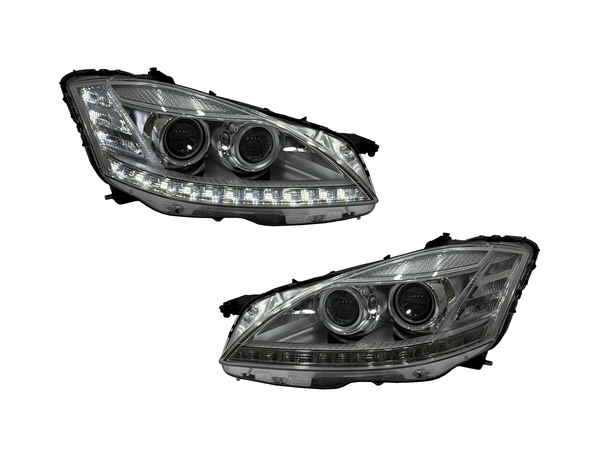 Фари ксенон + галоген для Mercedes-Benz S-class W221 2005-2013, комплект 2шт.