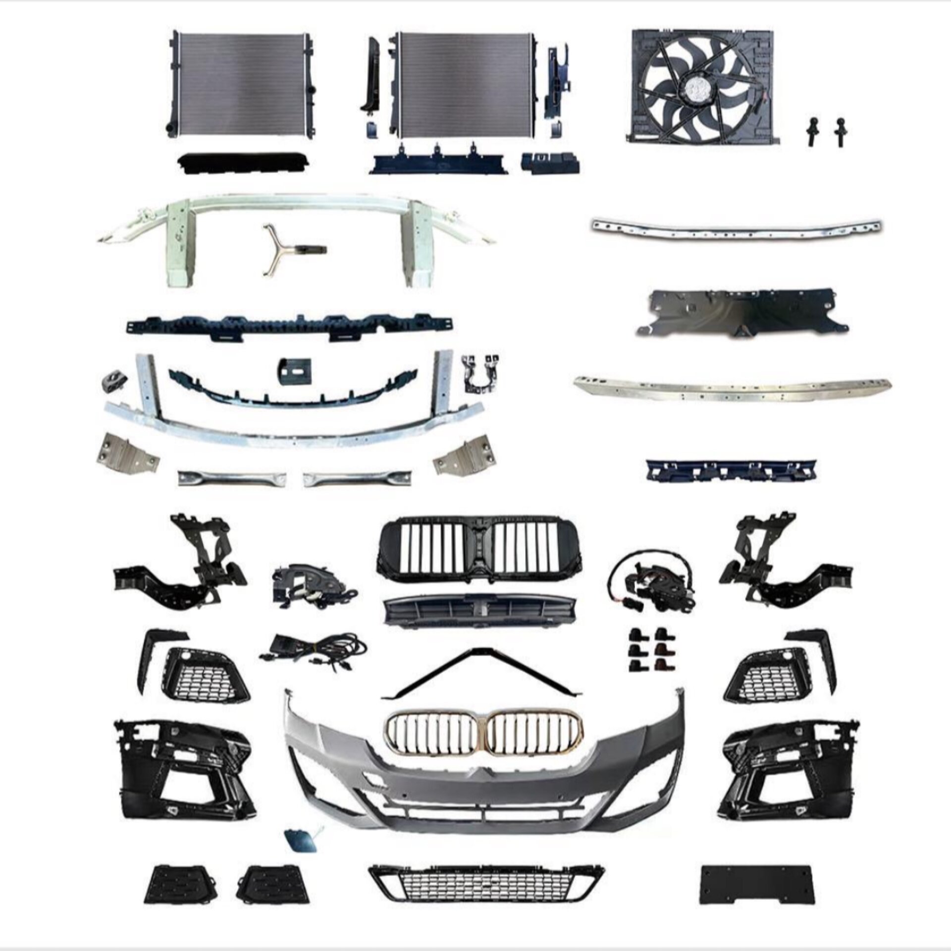 Ноускат морда в зборі M paket BMW 5 series G30 G31 LCI 2020-2023 2.0 600W