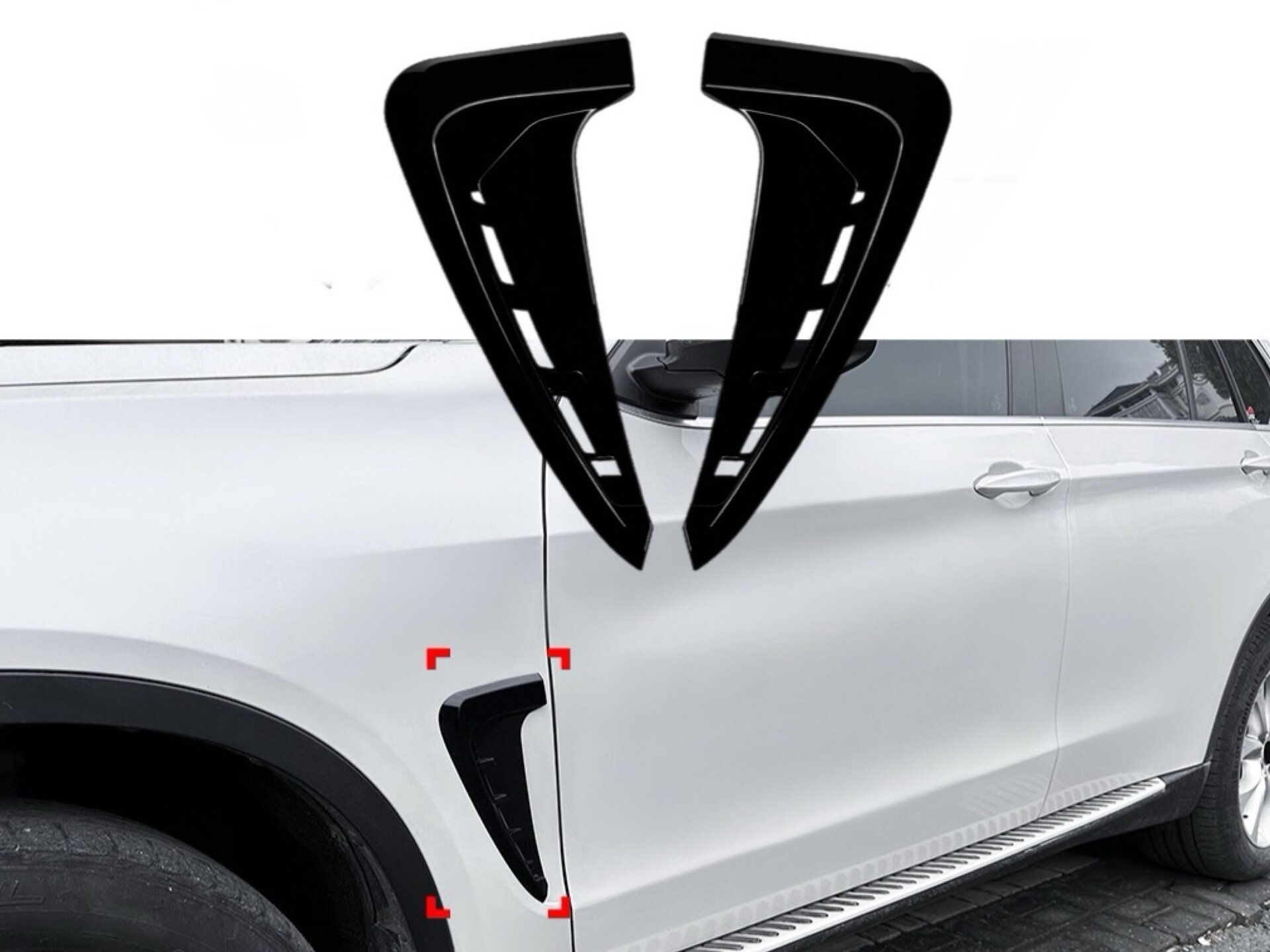 Зябра на крила BMW X5 F15 2014-2018 2шт.