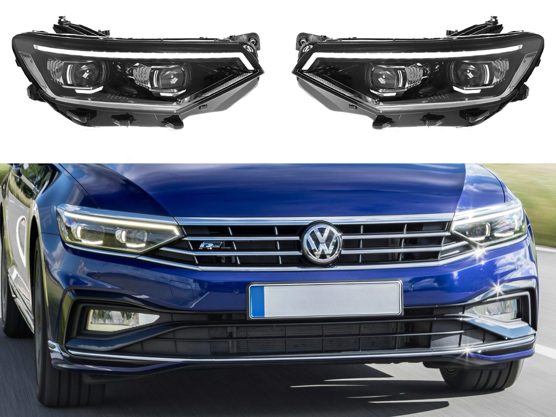 Фари FULL LED Volkswagen Passat B8,5 ЕВРОПА 2019-2024