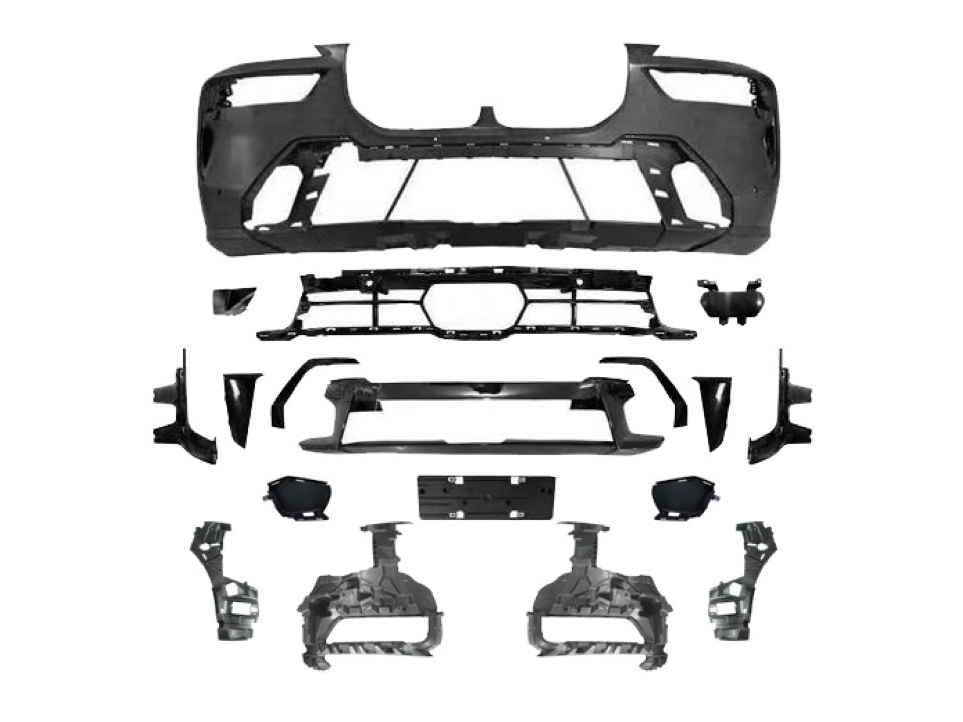 Передній бампер у зборі M paket для BMW X7 G07 LCI 2023-