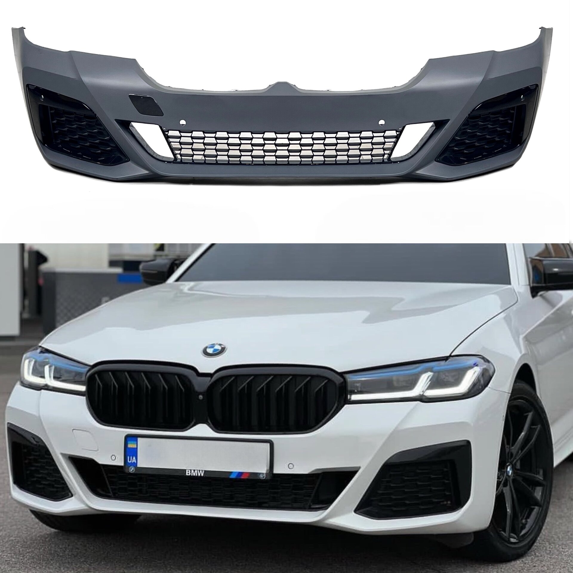 Передній бампер M Paket BMW 5 Series G30 G31 LCI 2020-2023