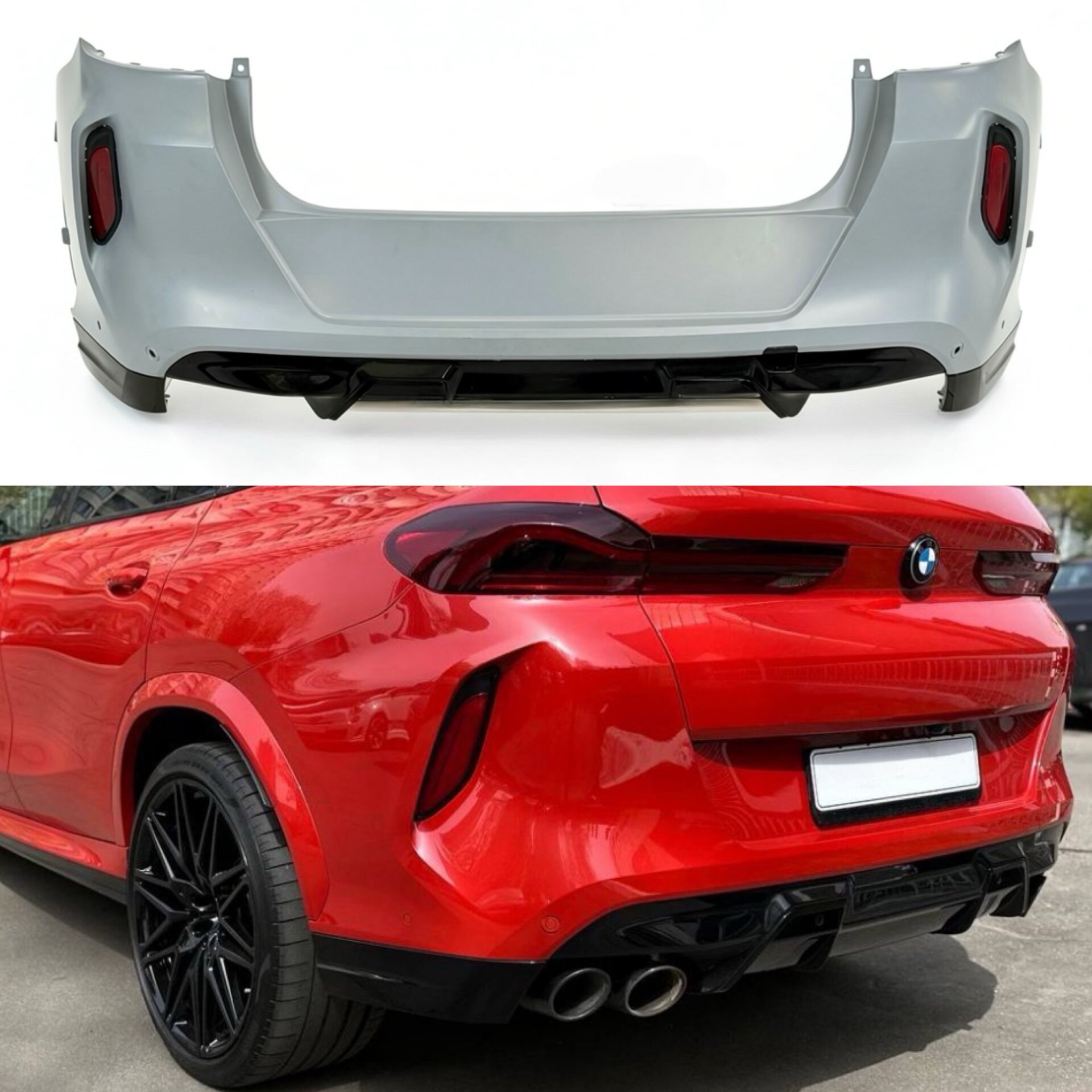 Бампер задній BMW X6M F96 / X6 G06 2018-