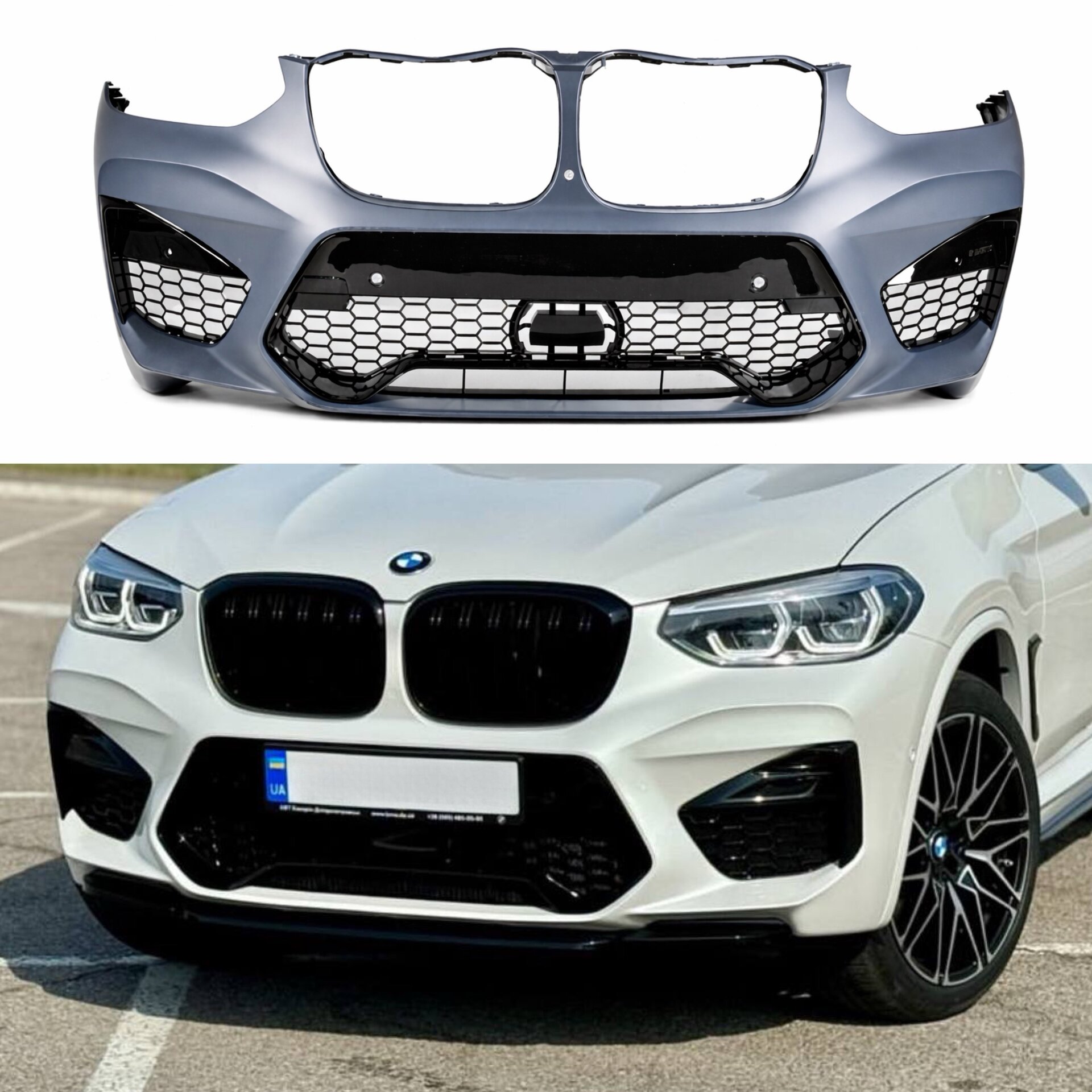 Бампер передній у зборі X3M F97 / X4M F98 для BMW X3 G01 F97 / X4 G02 F98 2018-2021