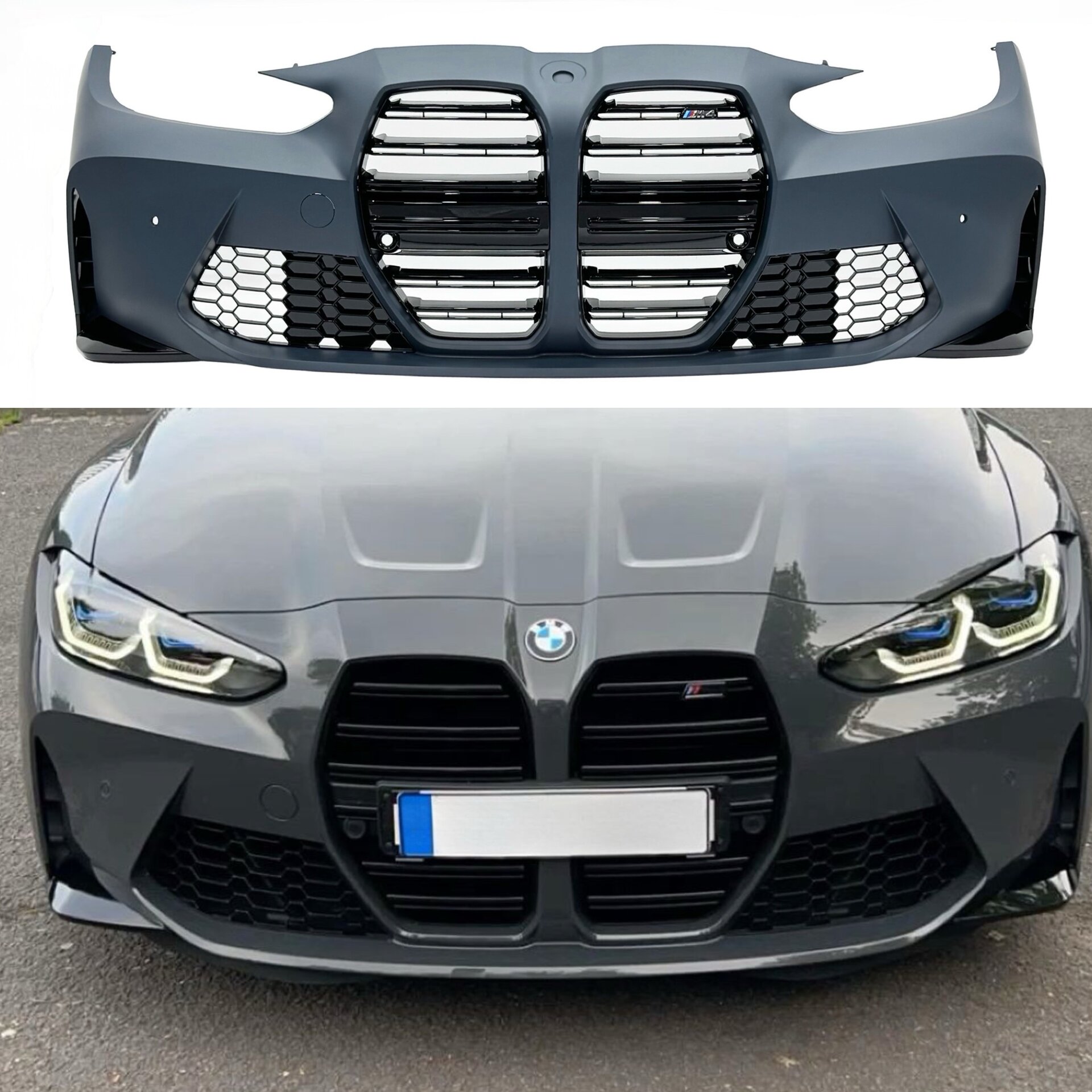 Бампер передній у стилі M4 G82 G83 для BMW 4 series G22 G23 2020-