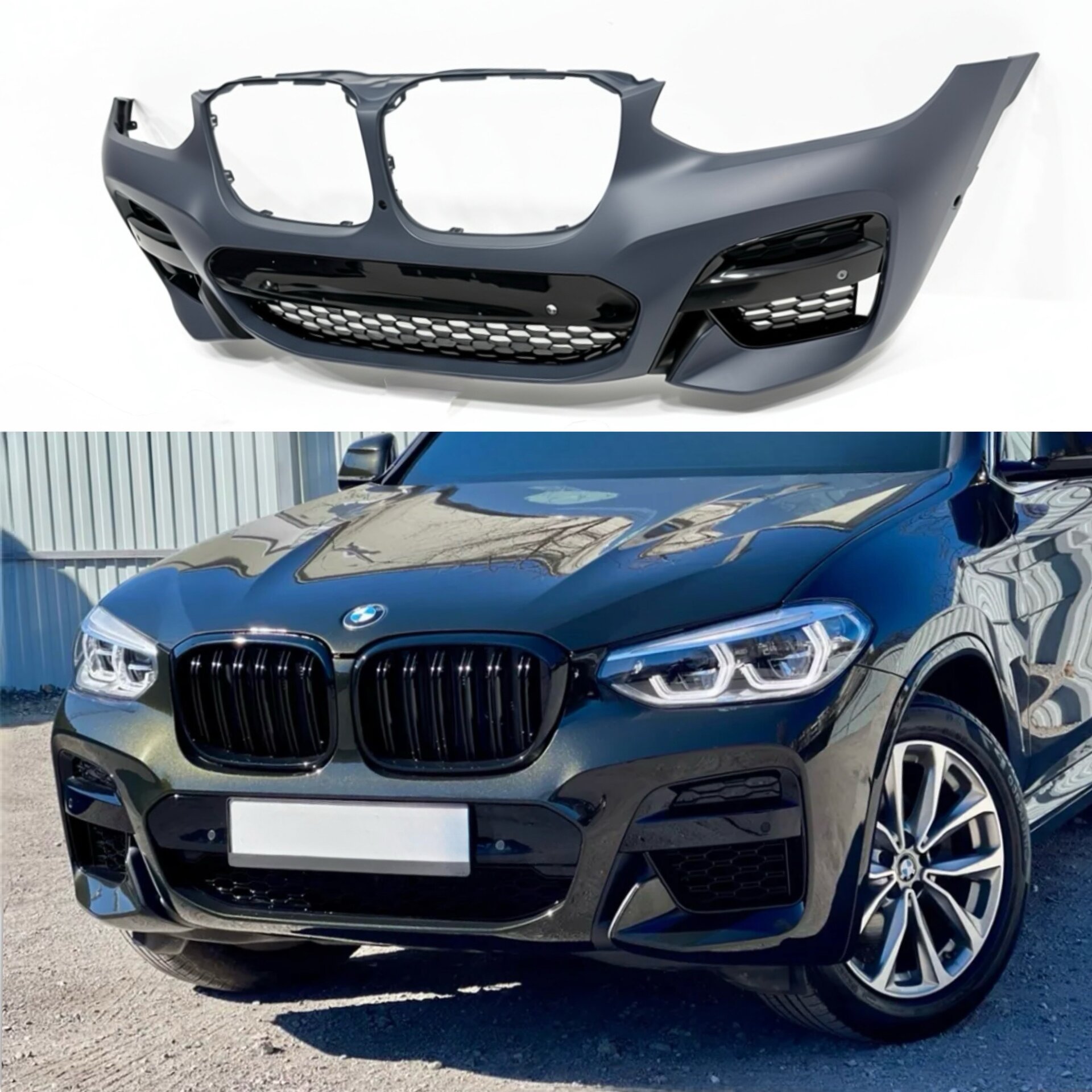 Передній бампер M paket BMW X3 G01 / X4 G02 2018-2021