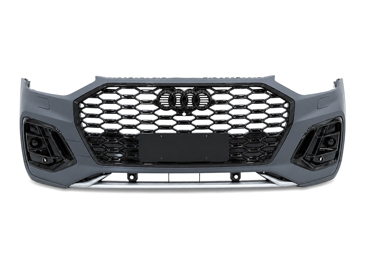 Бампер передній у зборі S-Line BLACK для Audi Q5 Sportback 2021-2024