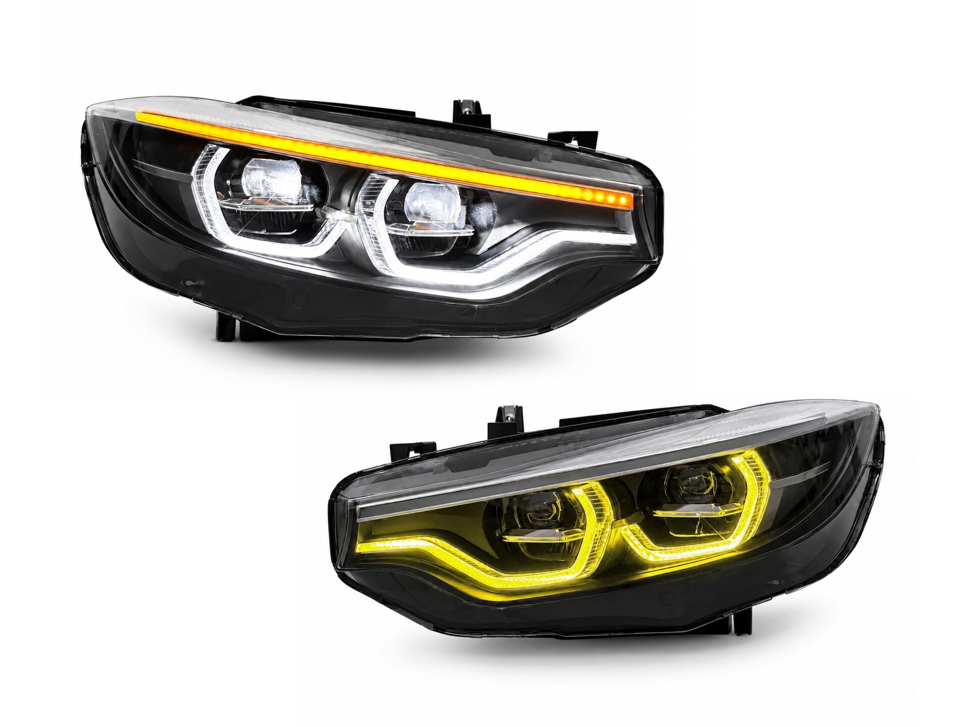 Фари FULL LED для BMW 4 series F32 F33 F36 F80 2016-2020 2шт. комплектні з блоками, КСЕНОН 6 PIN АПГРЕЙД В LED