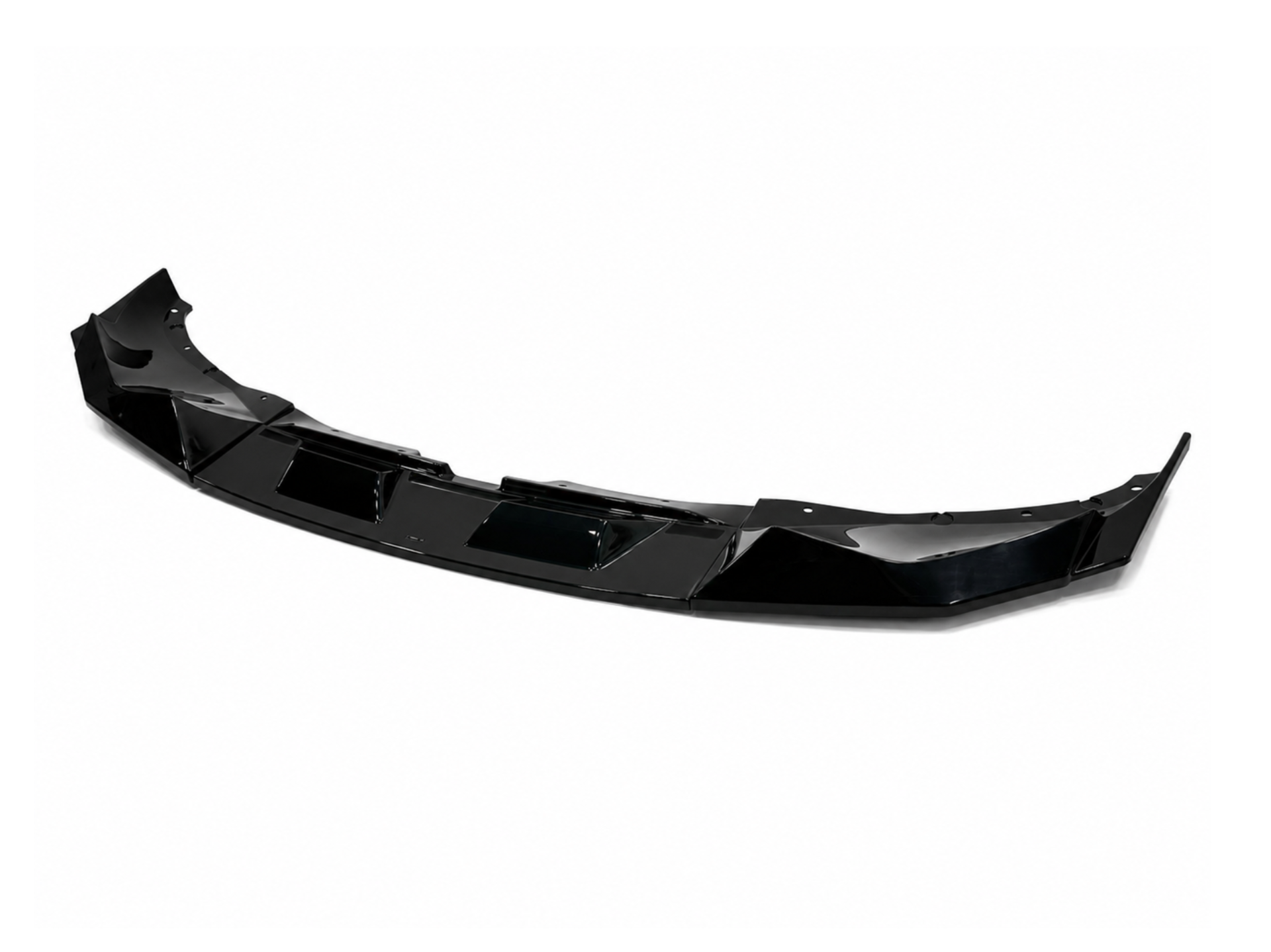 Юбка накладка переднього бампера BMW X5M G05 F95 2019-2022 ABS пластик, чорний глянець