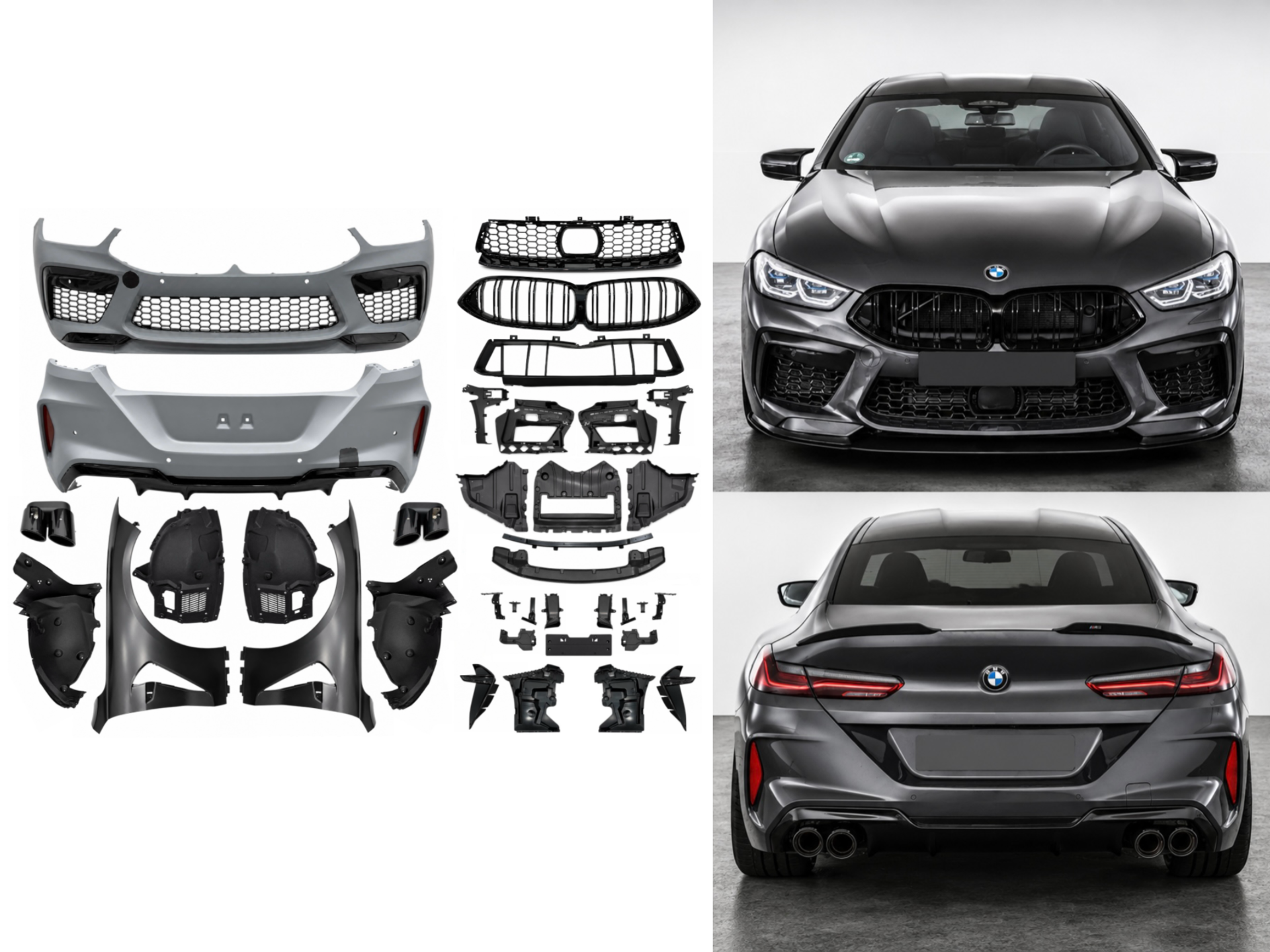 Обвіс BMW 8 Series G14 / G15 M8 look 2018-2025