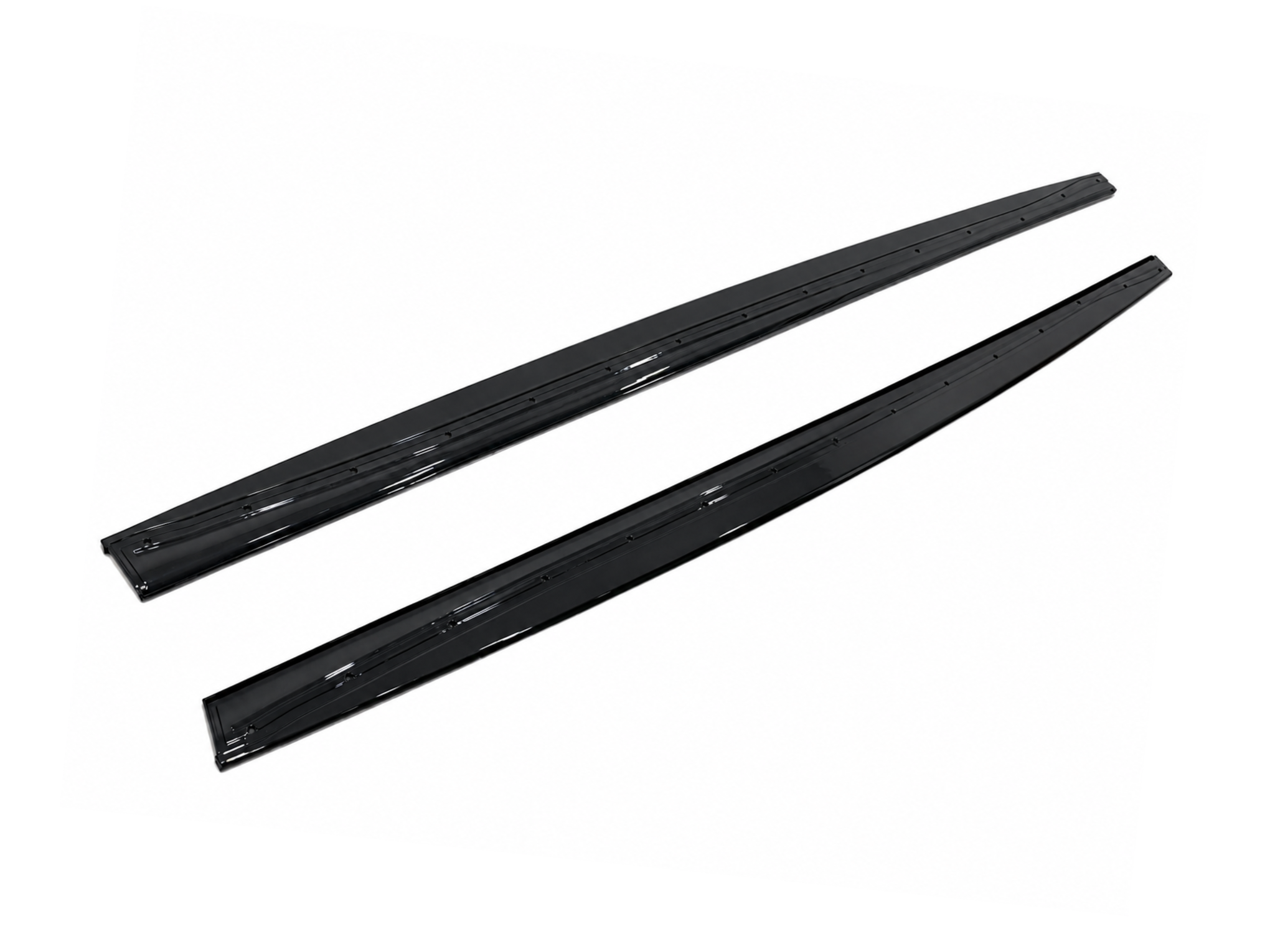 Леза під пороги M Paket для BMW 4 series F32 F33 2013-2020 ABS пластик, колір чорний глянець