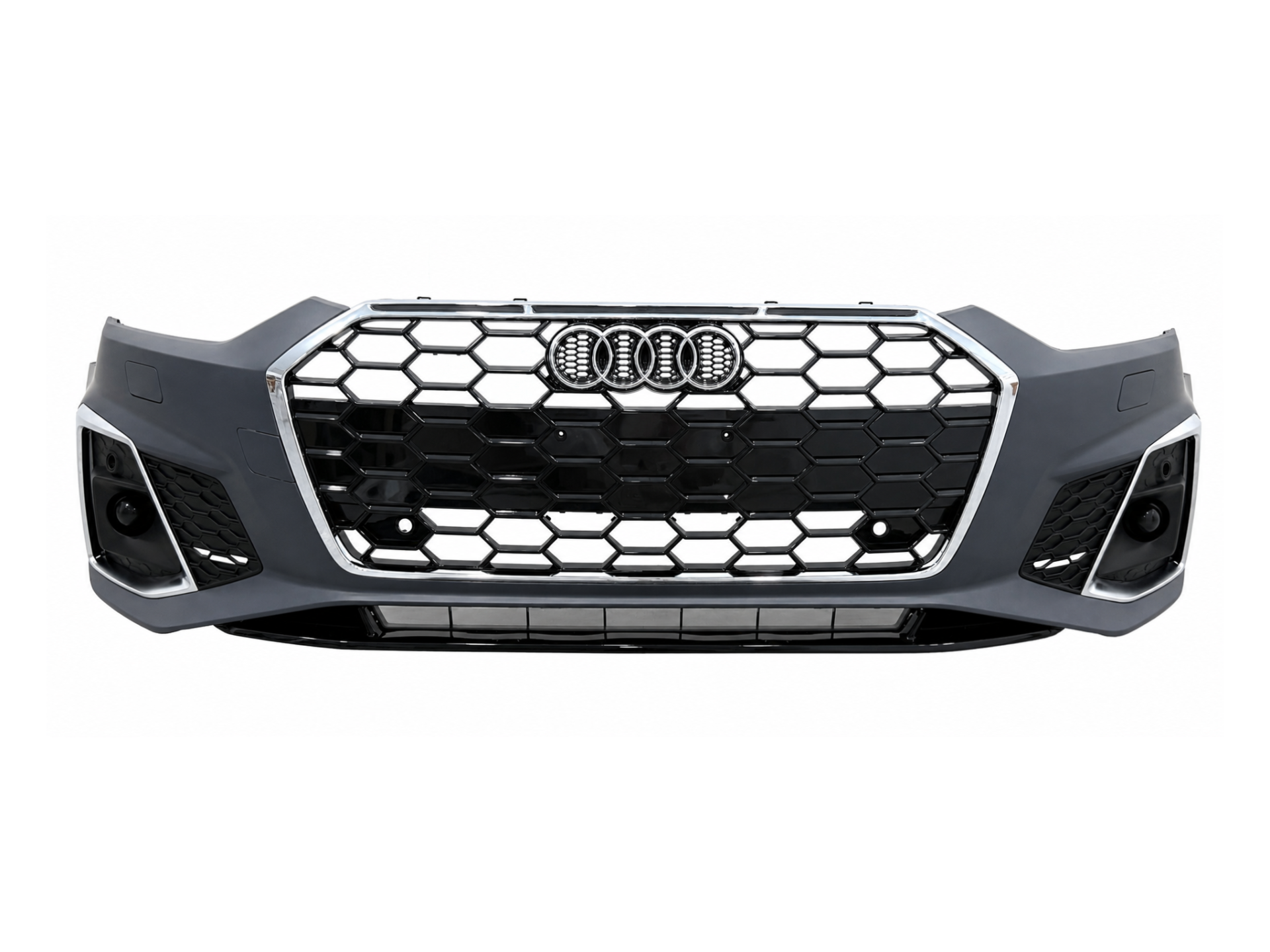 Бампер передній у зборі S-Line CHORME для Audi A5 B9 2020-