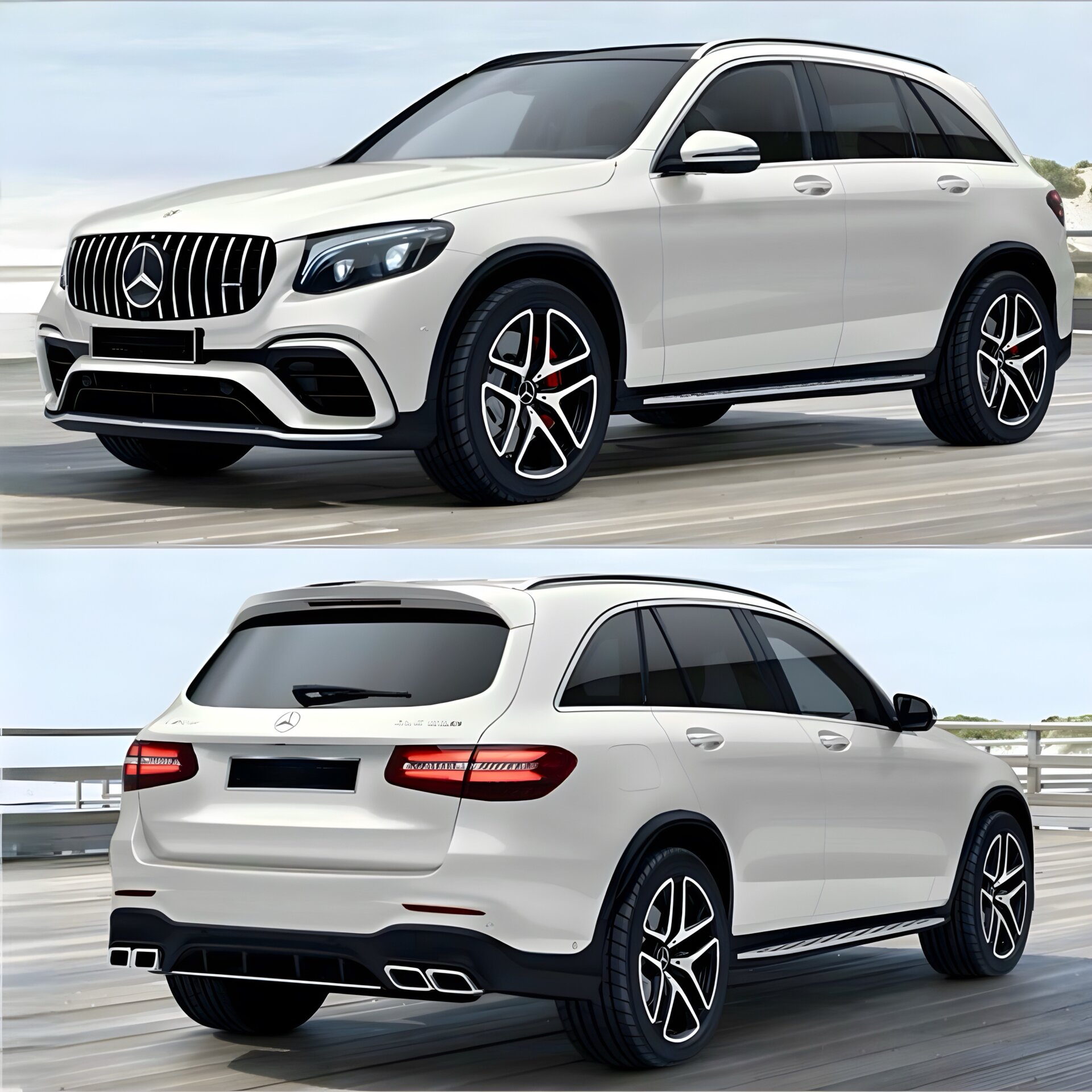 Комплект обвісу GLC63 AMG Mercedes - Benz GLC X253 2015-2019