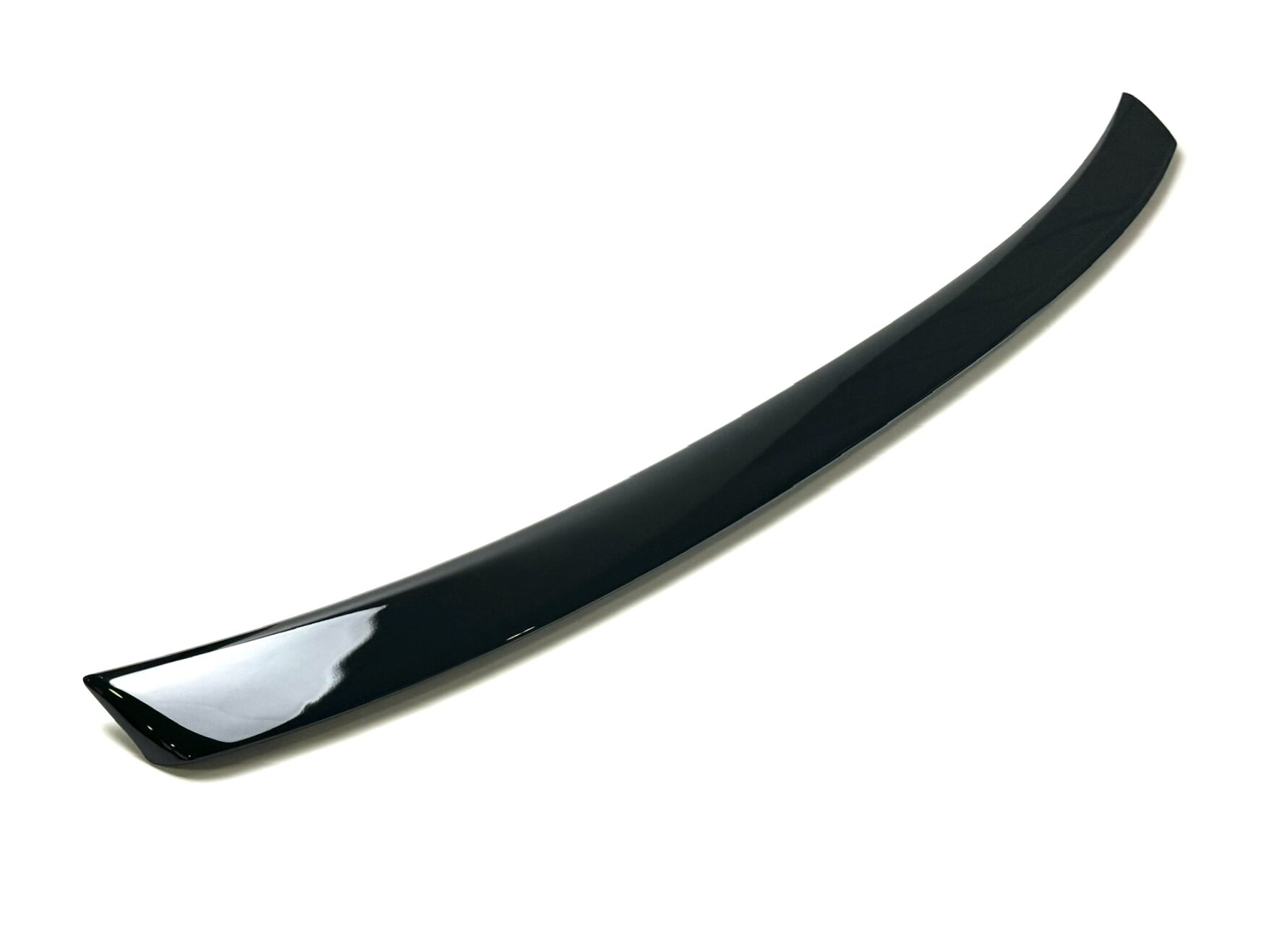 Спойлер ліп Toyota Corolla 2007-2012 ABS пластик, колір чорний глянець