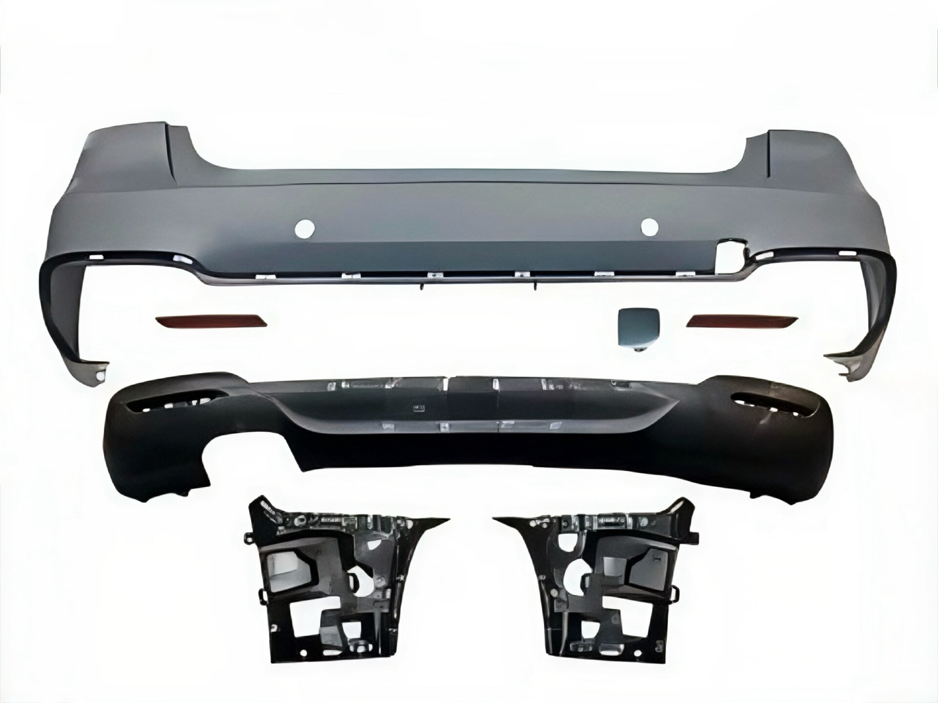 Бампер задній у зборі M Paket BMW 3 series GT F34 2013-2020 ПІД ПАРКТРОНІКИ