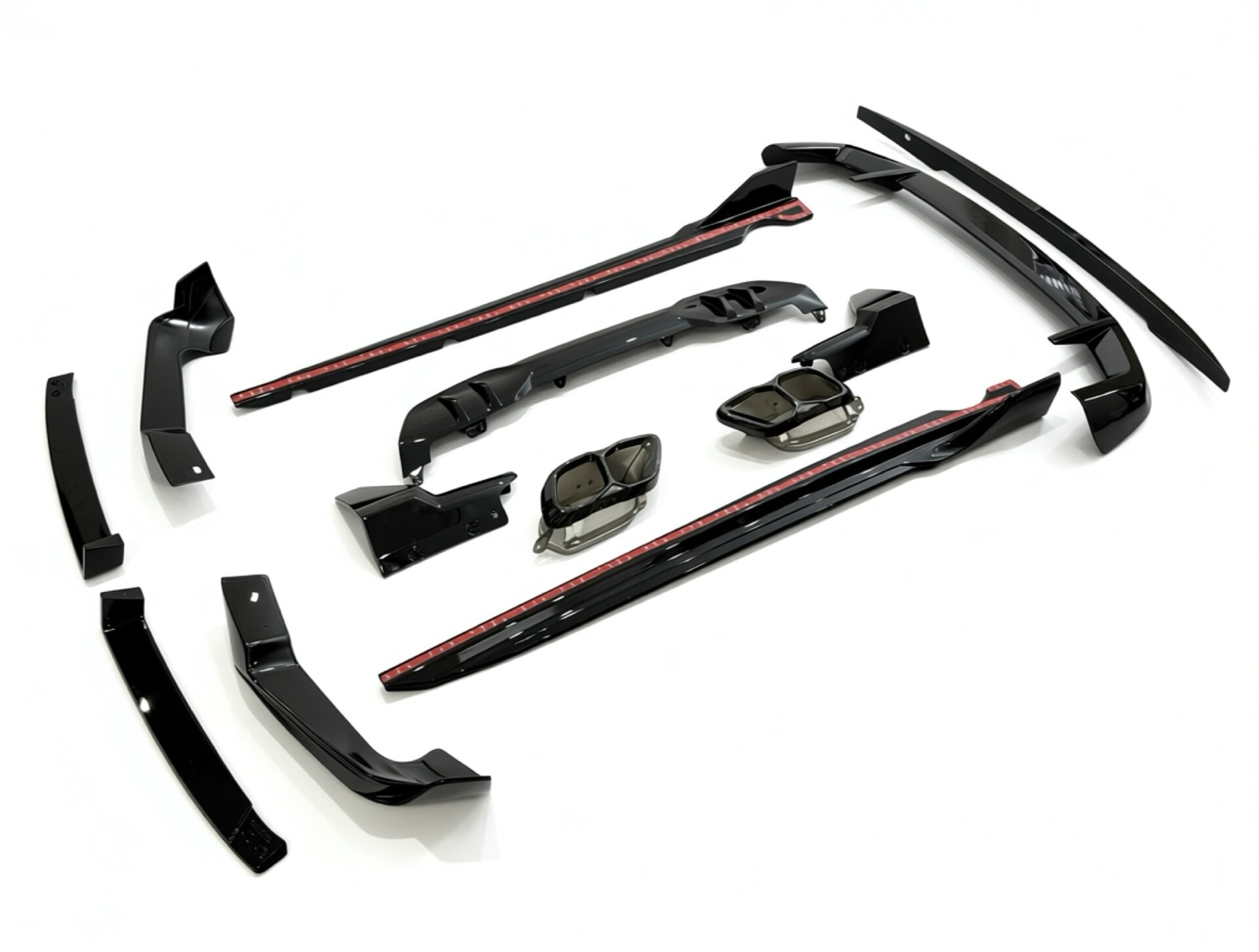 Комплект обвісу M paket LCI Paradigm Black Knight для BMW X5 G05 2023+, колір чорний глянець