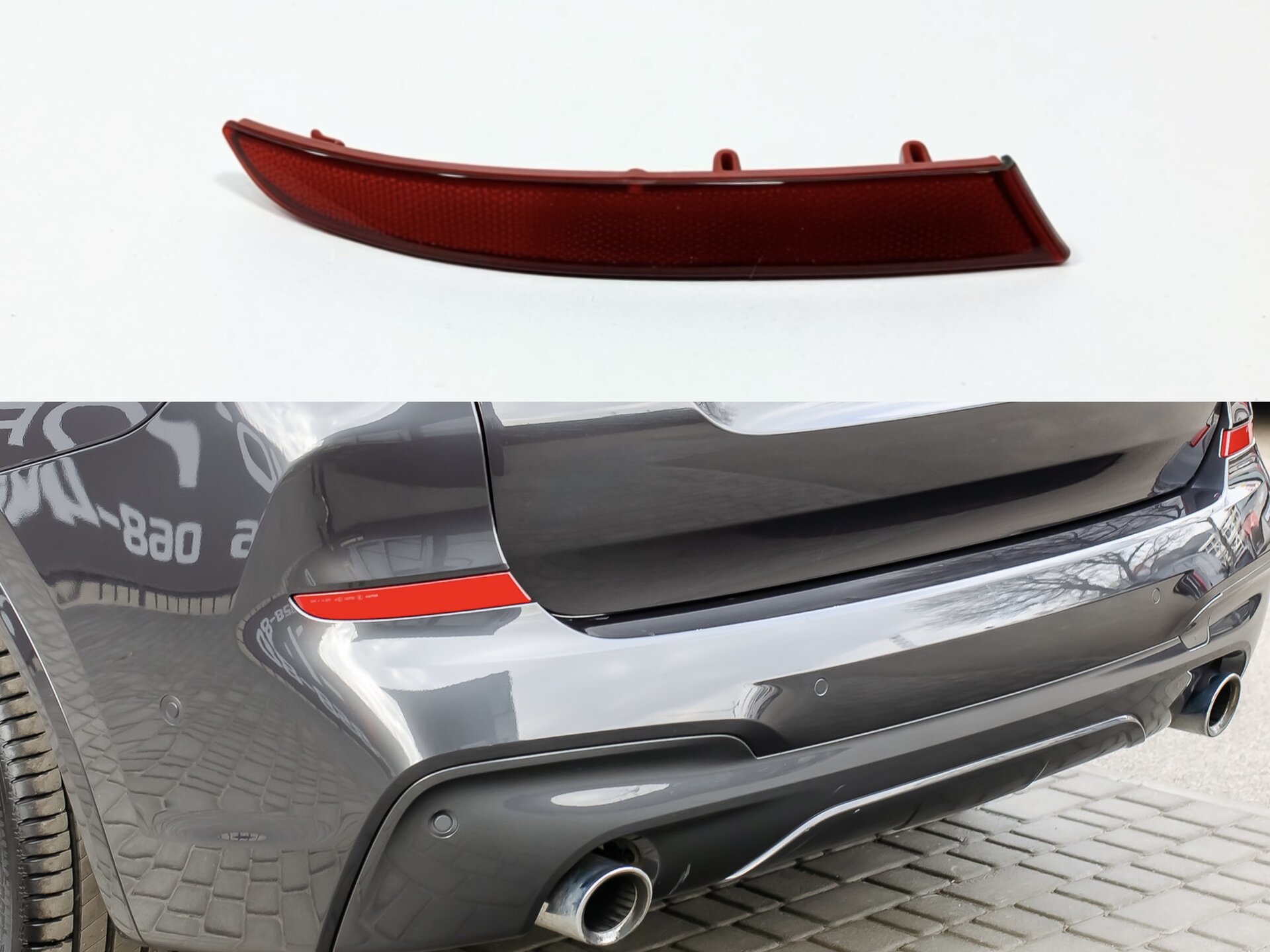 Лівий катафот заднього бампера 7857003 М пакет BMW X3 G01 F97 2018-2021