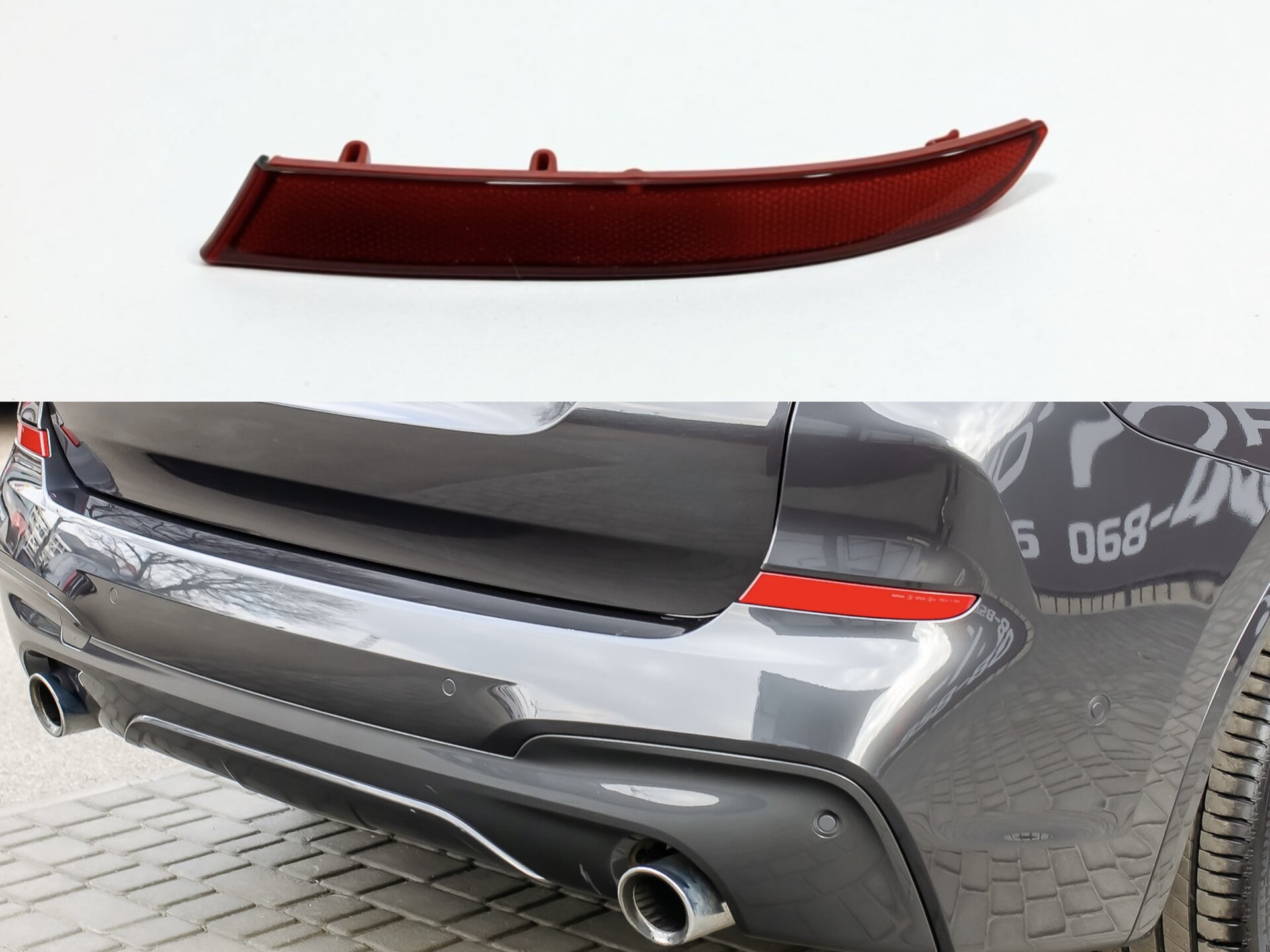 Правий катафот заднього бампера 7857004 М пакет BMW X3 G01 F97 2018-2021