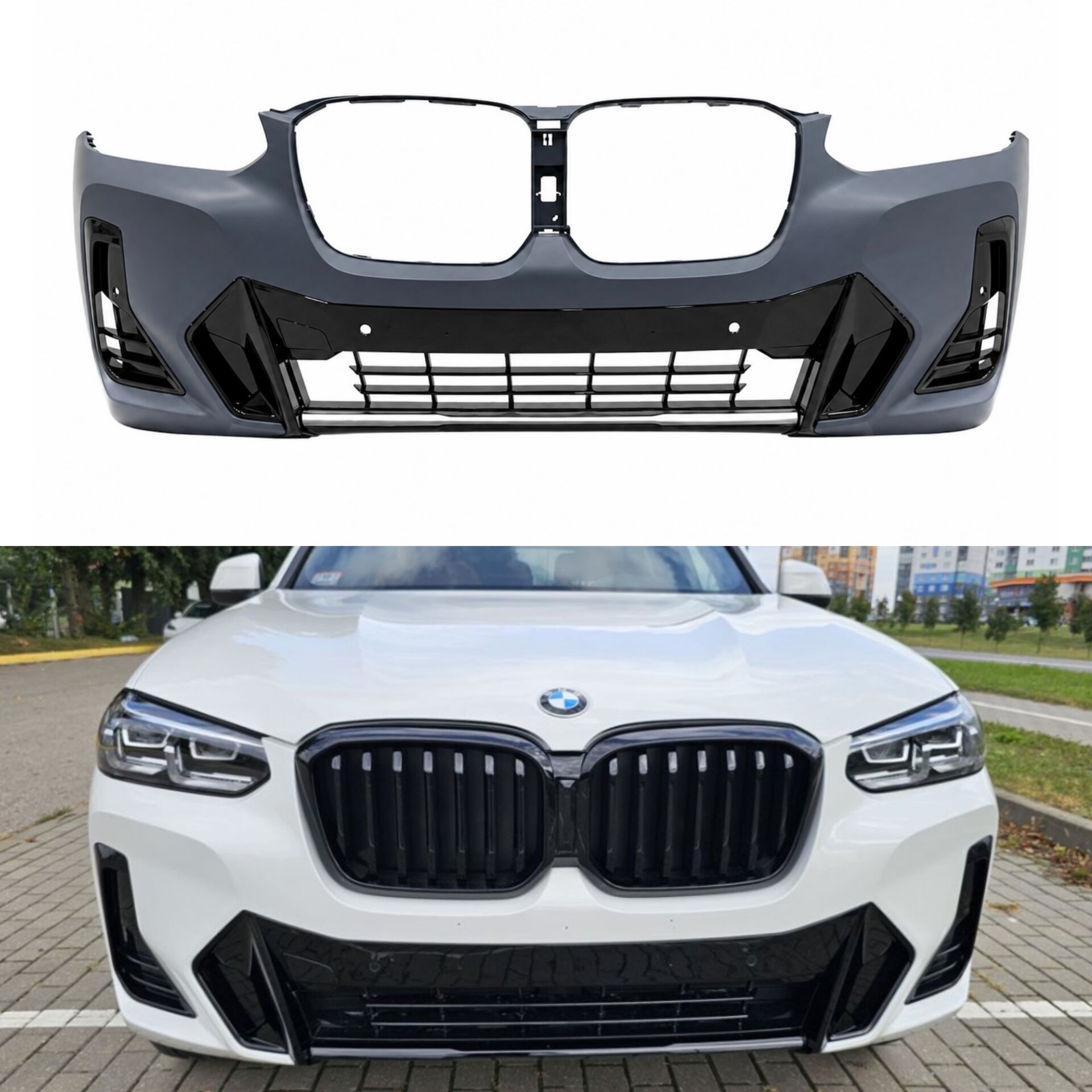 Передній бампер M paket у зборі для BMW X3 G01 X4 G02 2022-2025