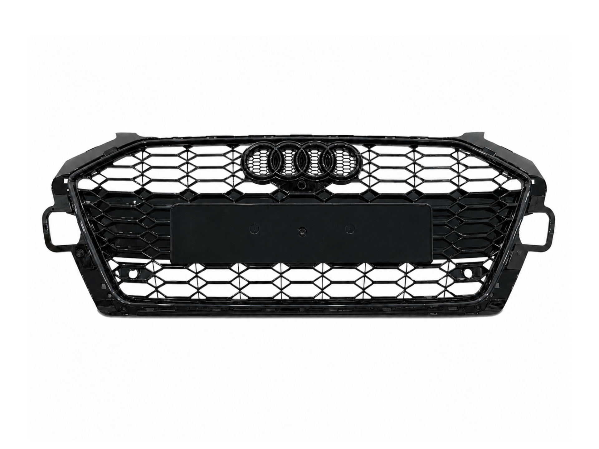 Решітка радіатора в стилі RS4 BLACK для Audi A4 2020-2023