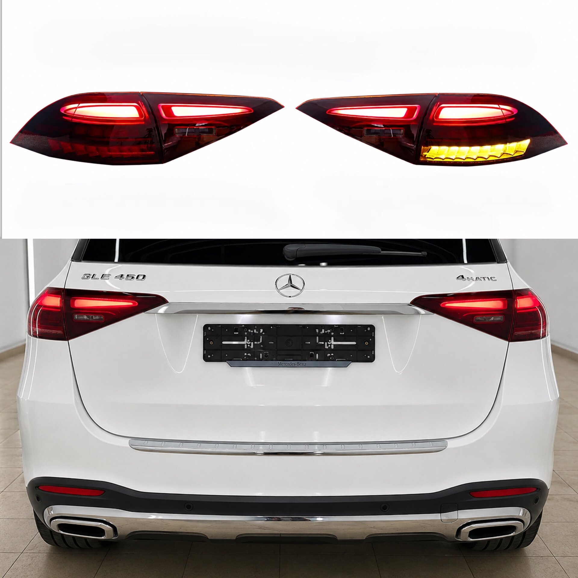 Ліхтарі стопи рестайлінг 2023+ для Mercedes GLE Class V167 2019-2023