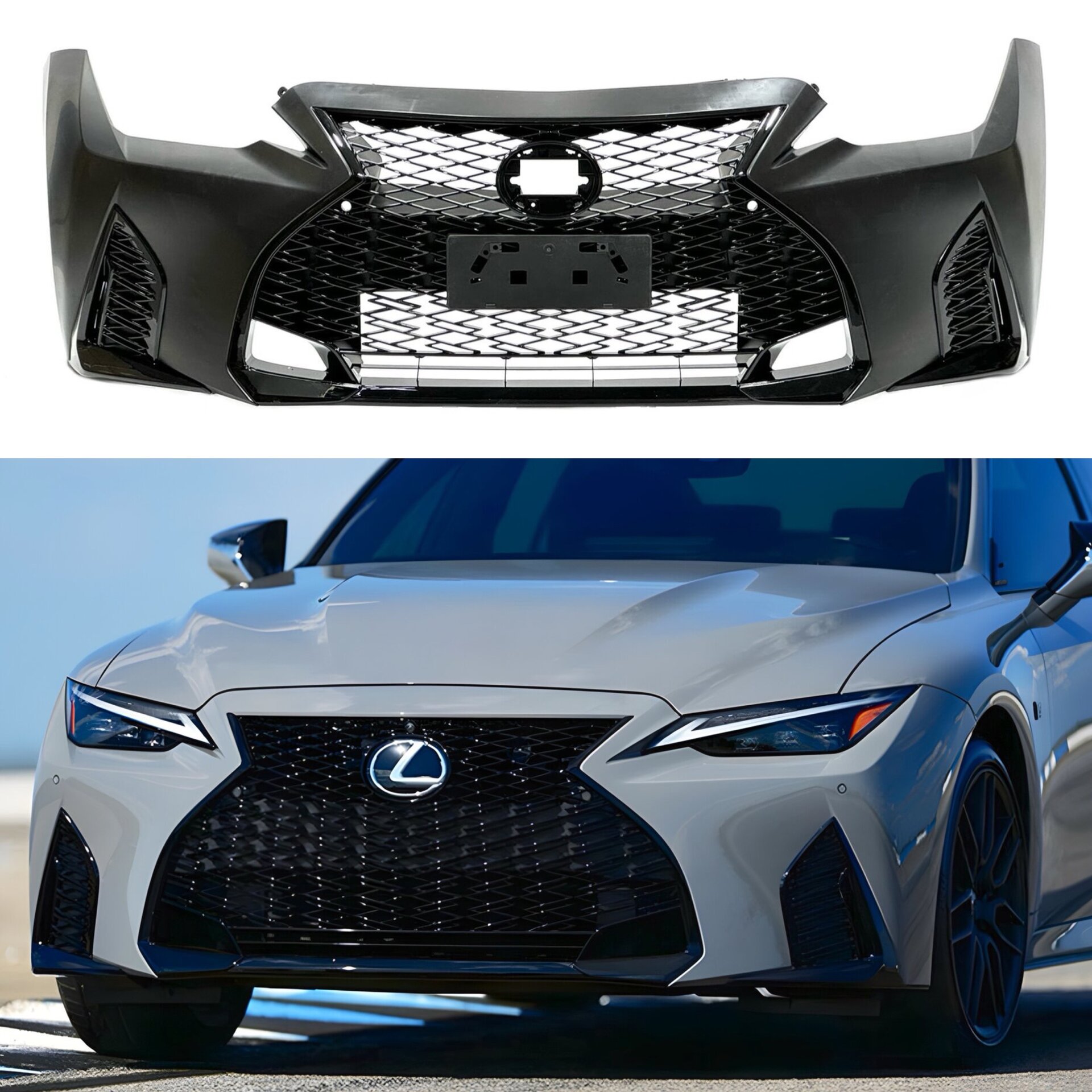 Бампер передній у зборі F-Sport Lexus IS 2021+