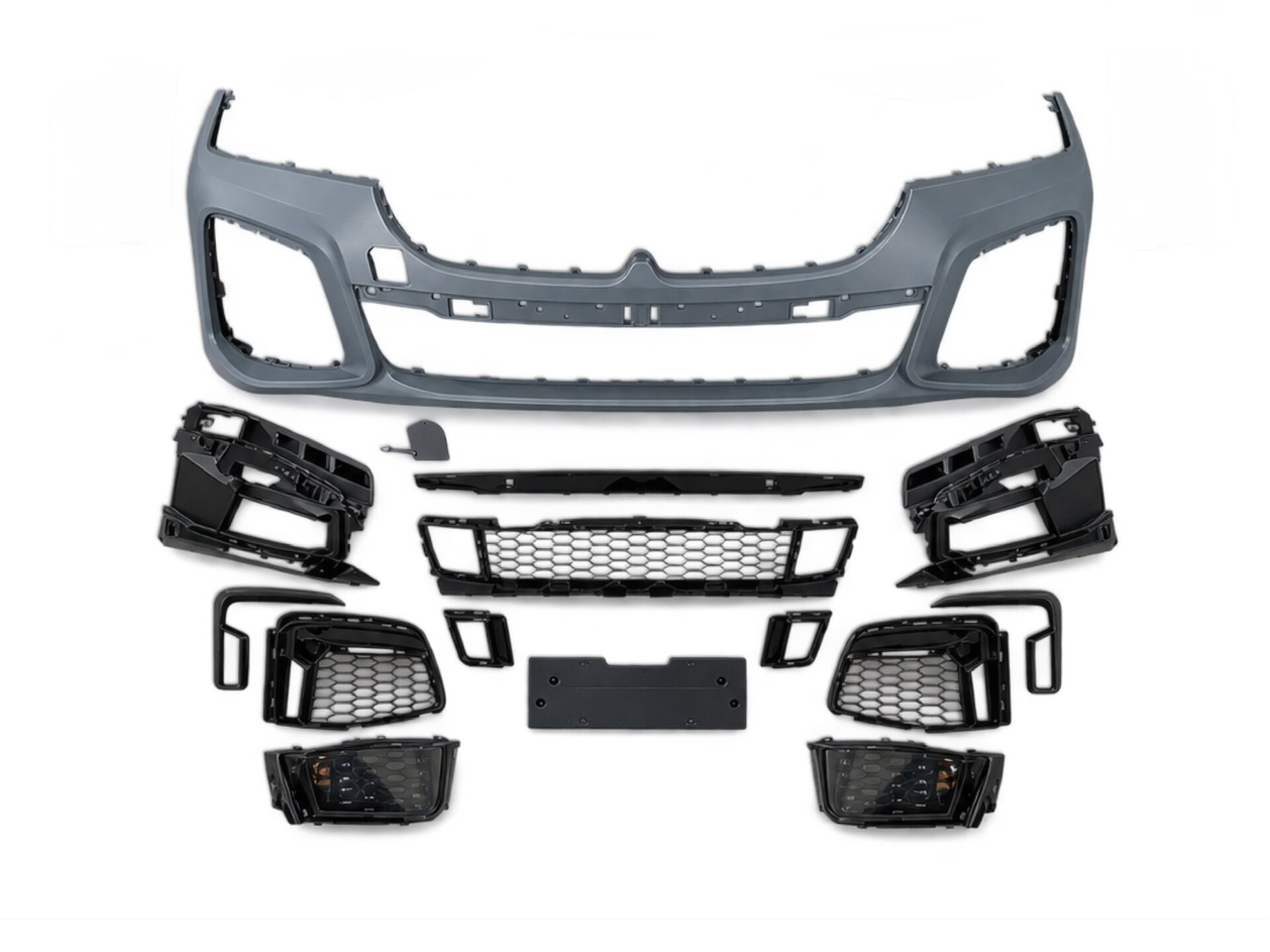 Бампер передній M760 BLACK для BMW 7 series G12 2019-2022