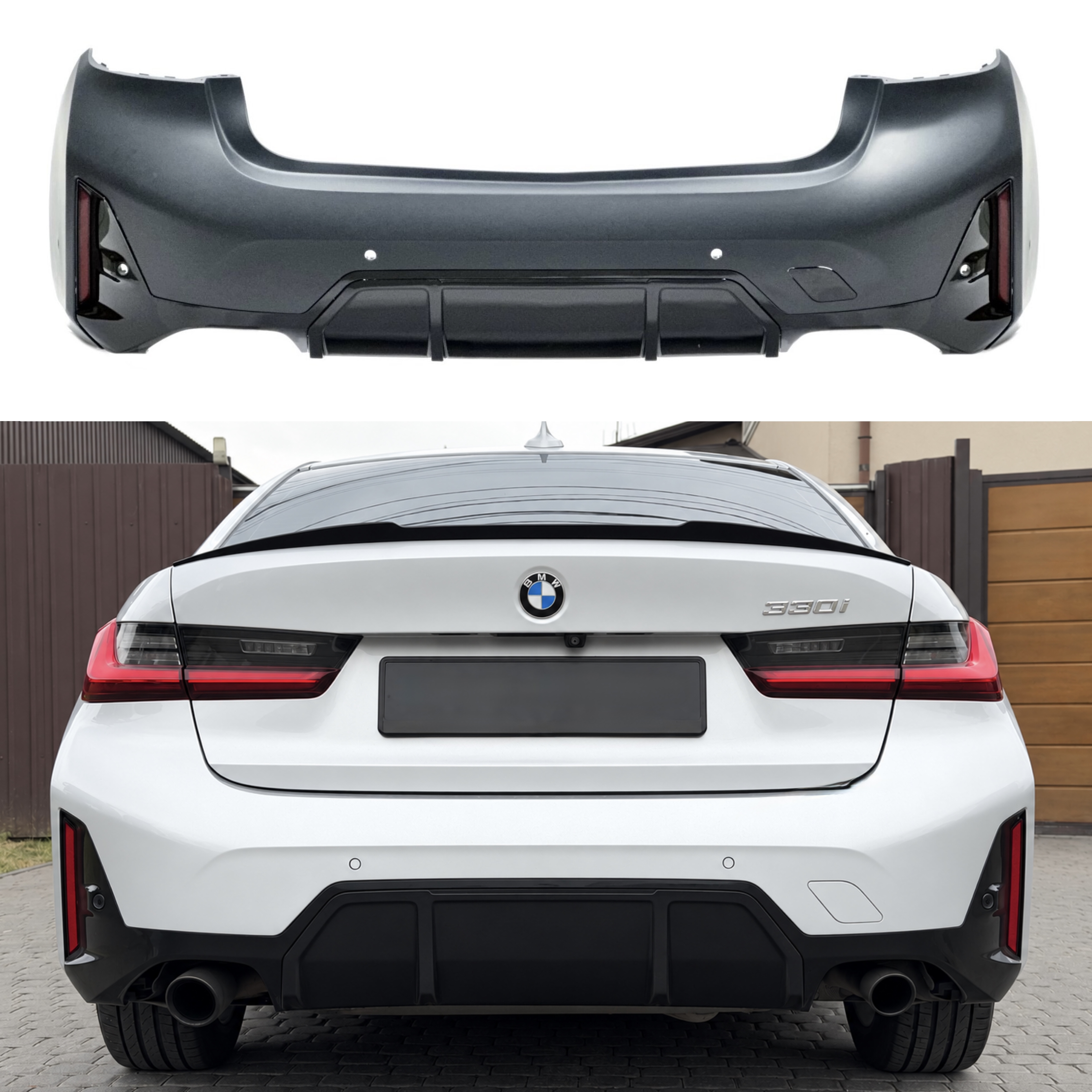 Задній бампер у зборі M paket BMW 3 series G20 G21 2023+