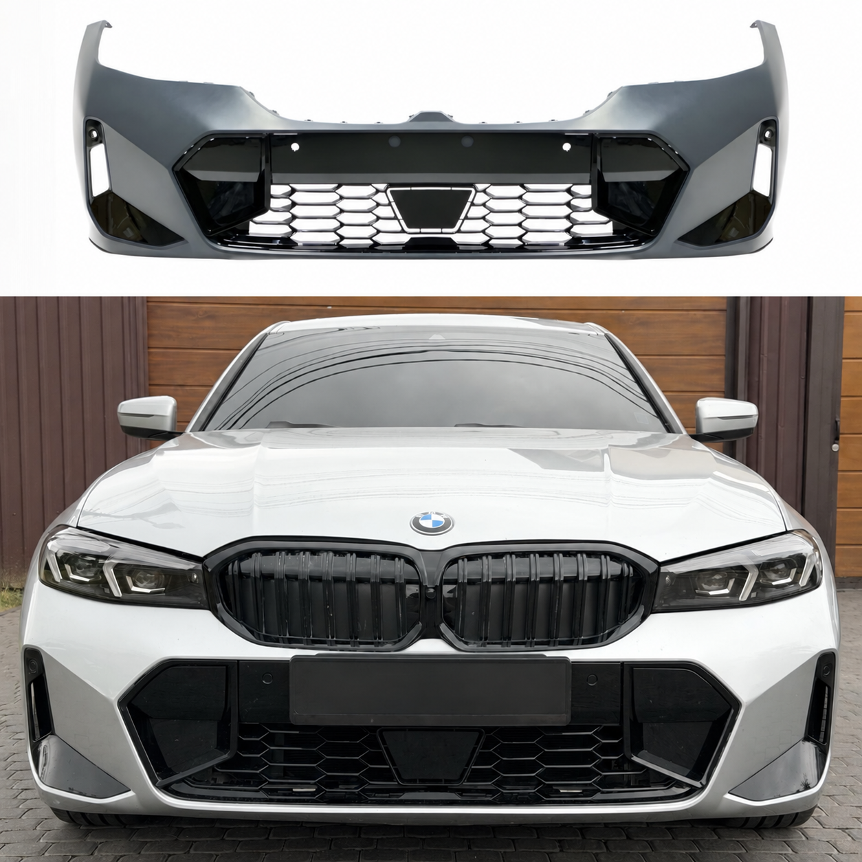 Передній бампер у зборі M paket BMW 3 series G20 G21 2023+